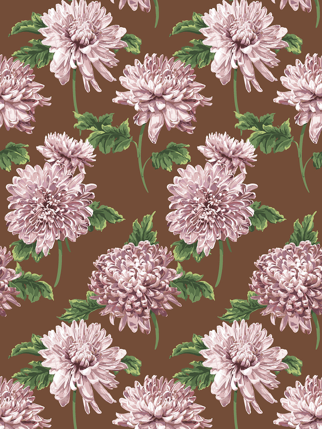 Sarah Jessica Parker 'Mums for Marion Small' Wallpaper - Elegant Brown Writing Desk for Home Office Decor & Study Room Inspiration