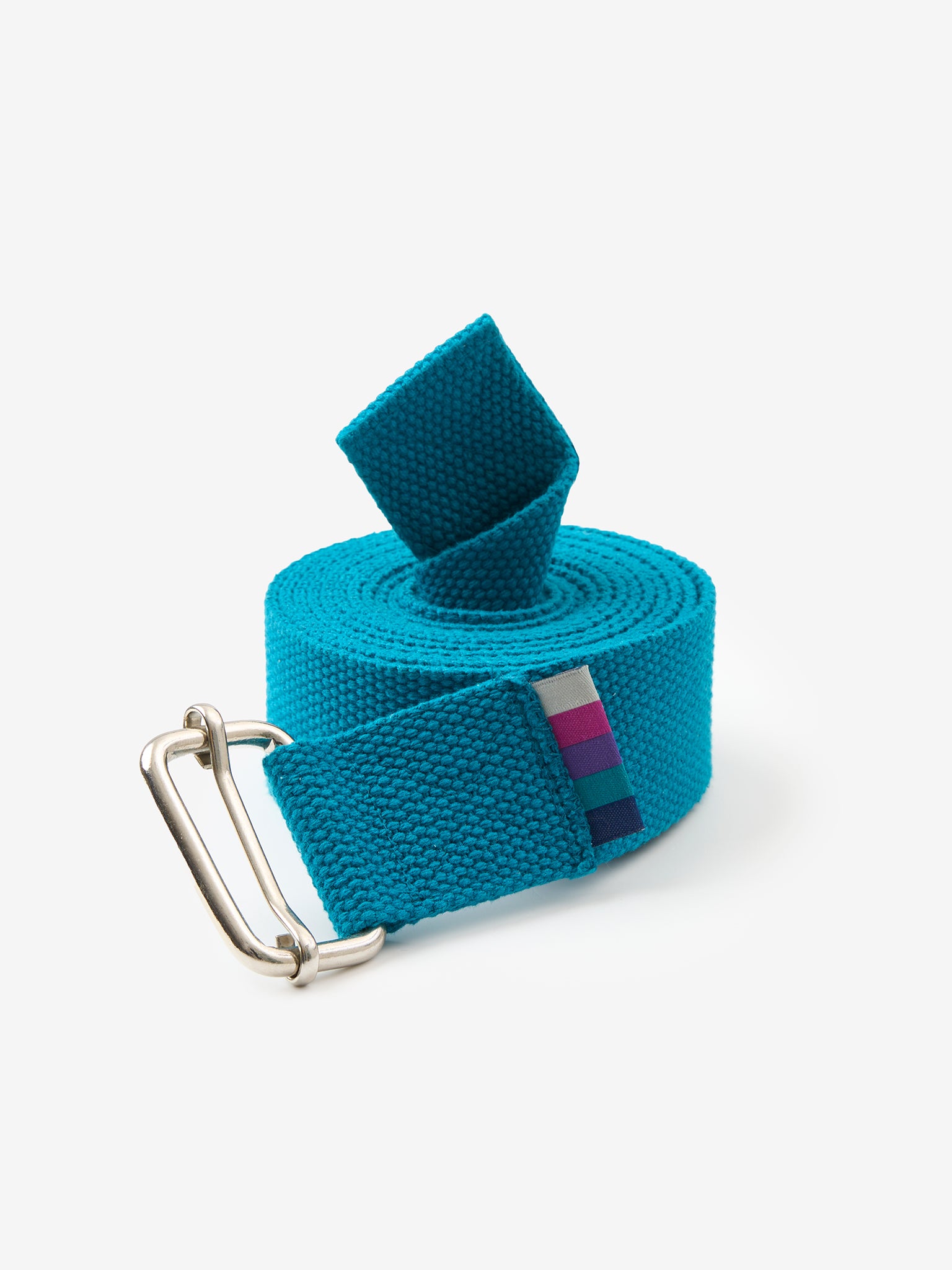 Organic Cotton Wide Yoga Belt for Stretching & Flexibility - Premium Yoga Strap for Poses, Pilates & Physical Therapy - Ideal for Home, Studio & Travel Use