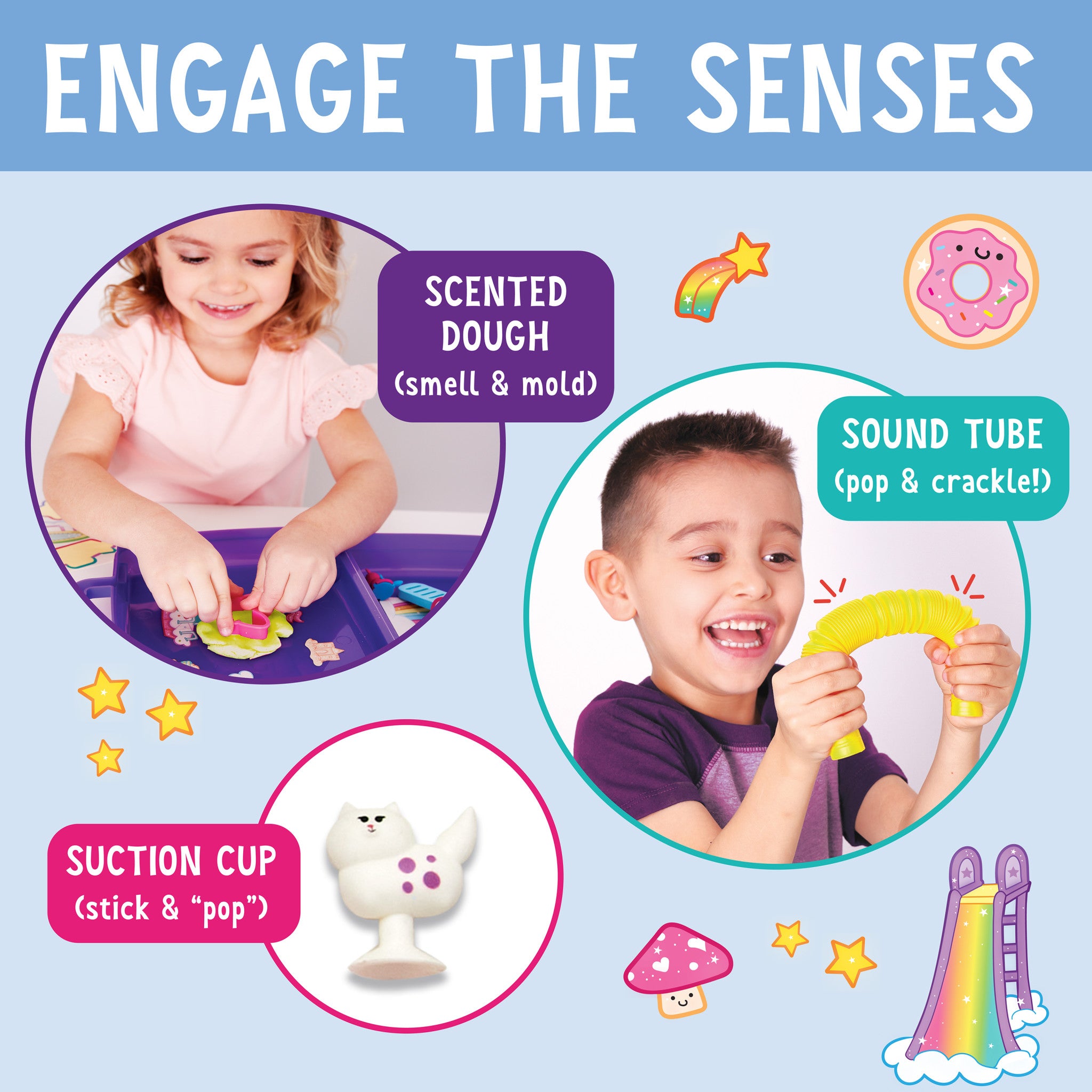 Sensory on the Go Magical Playground - Portable Sensory Toys for Kids with Autism, ADHD & Special Needs - Perfect for Travel, Classroom & Therapy Sessions #6390000