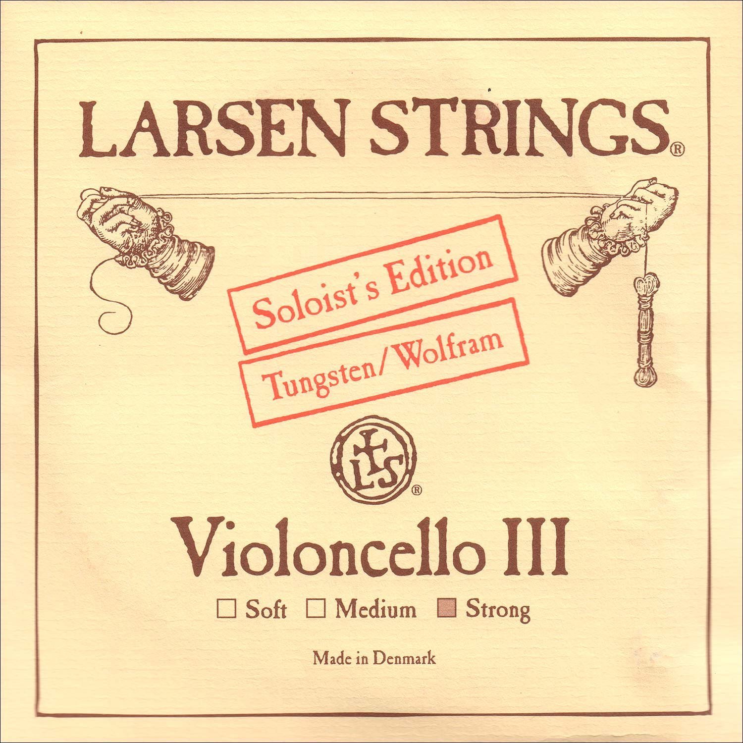 Larsen Soloist 4/4 Cello G String - Premium Tungsten-Steel Cello String for Professional Musicians | Perfect for Orchestral Performances & Solo Practice