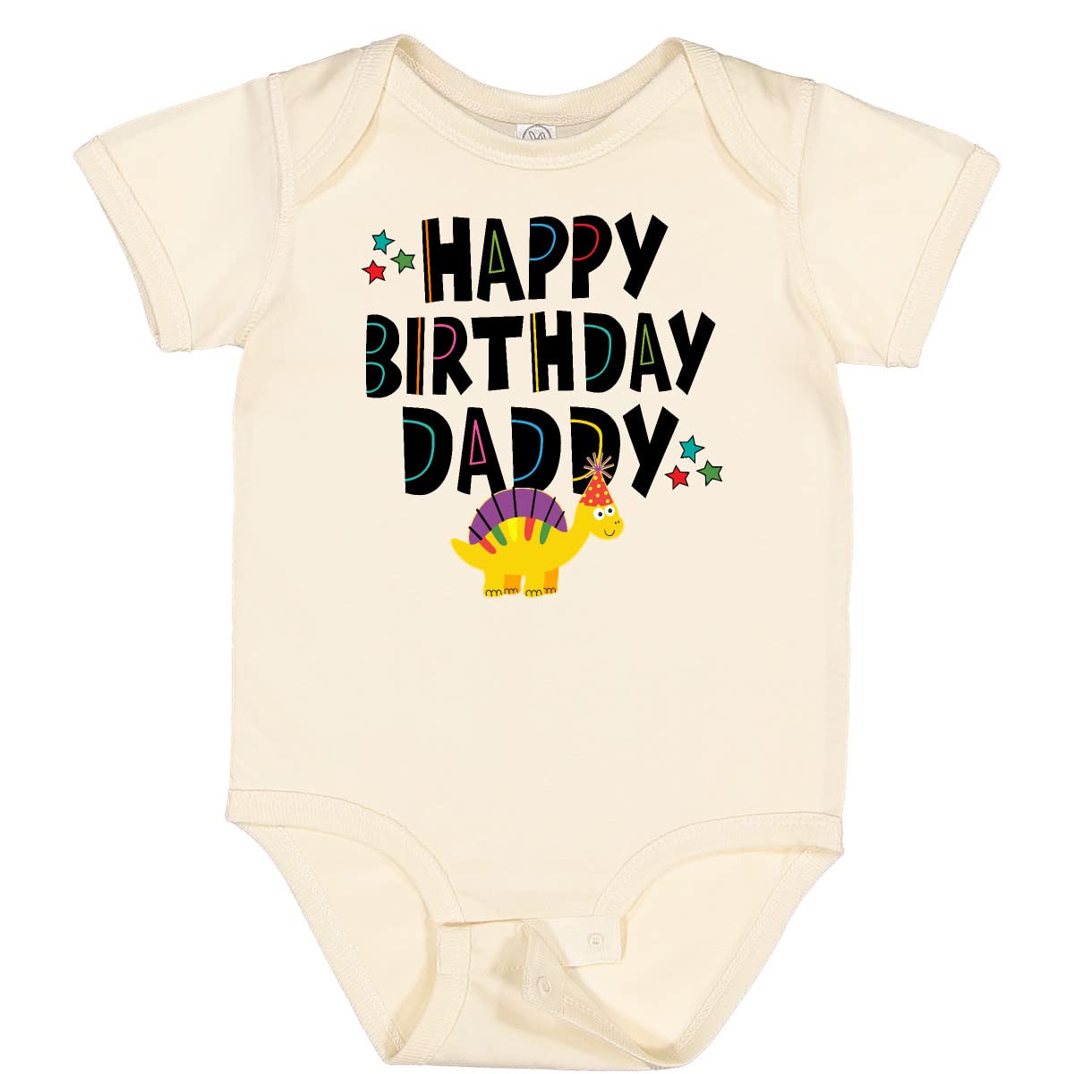 Inktastic Happy Birthday Daddy Baby Bodysuit - Cute Party Outfit for Infants & Toddlers - Perfect for Birthday Celebrations, Family Photos & Special Occasions