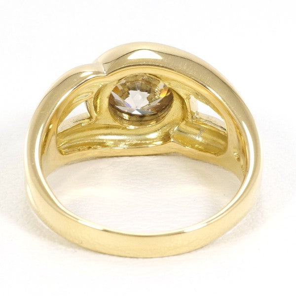 18K Yellow Gold Brown Diamond Ring for Women - Elegant Engagement & Wedding Jewelry - Perfect for Proposals, Anniversaries, and Special Occasions