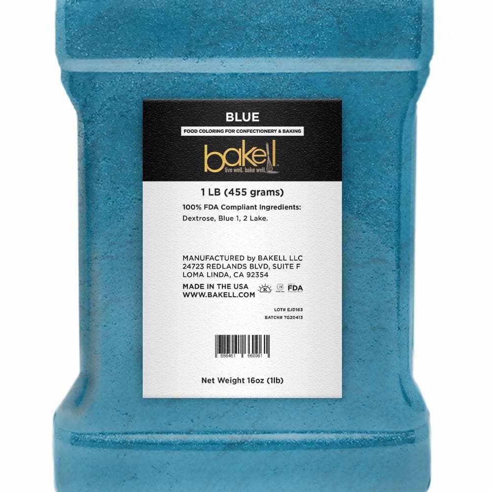Bulk Blue Petal Dust for Cake Decorating, Sugar Flowers & Edible Art - Premium Food-Grade Decorative Powder for Bakers & Confectioners