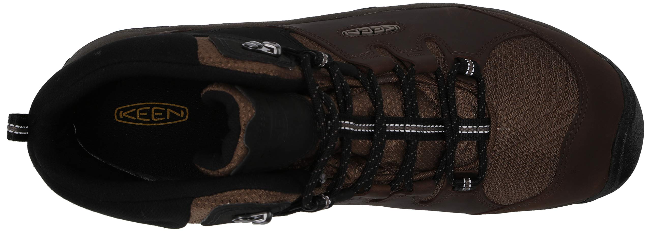 KEEN Men's Steens Mid Height Leather Waterproof Hiking Boots - Durable Outdoor Shoes for Trekking, Camping & Mountain Adventures