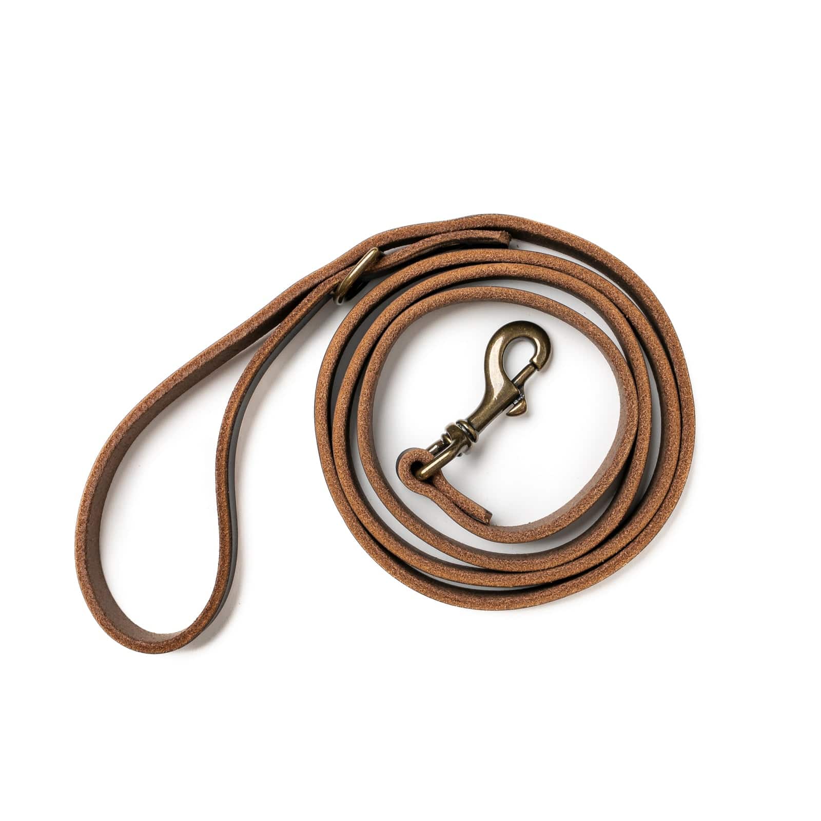 Premium Genuine Leather Dog Leash - Durable & Adjustable Pet Walking Lead for Small Medium Large Dogs - Perfect for Daily Walks, Training & Outdoor Adventures