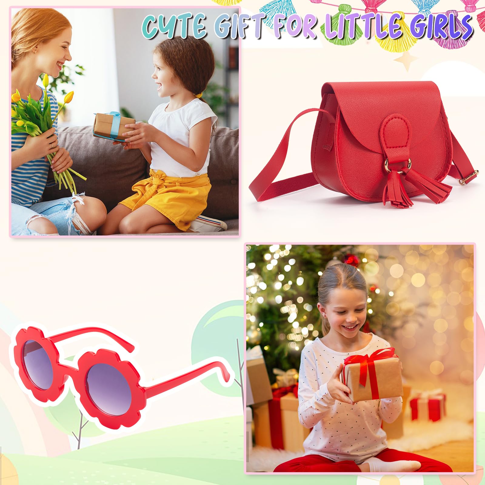 **Girls Crossbody Purse for Kids Age 2-14 | Cute Tassel Shoulder Bag for Toddler & Little Girls | Perfect for School, Travel & Playdates**