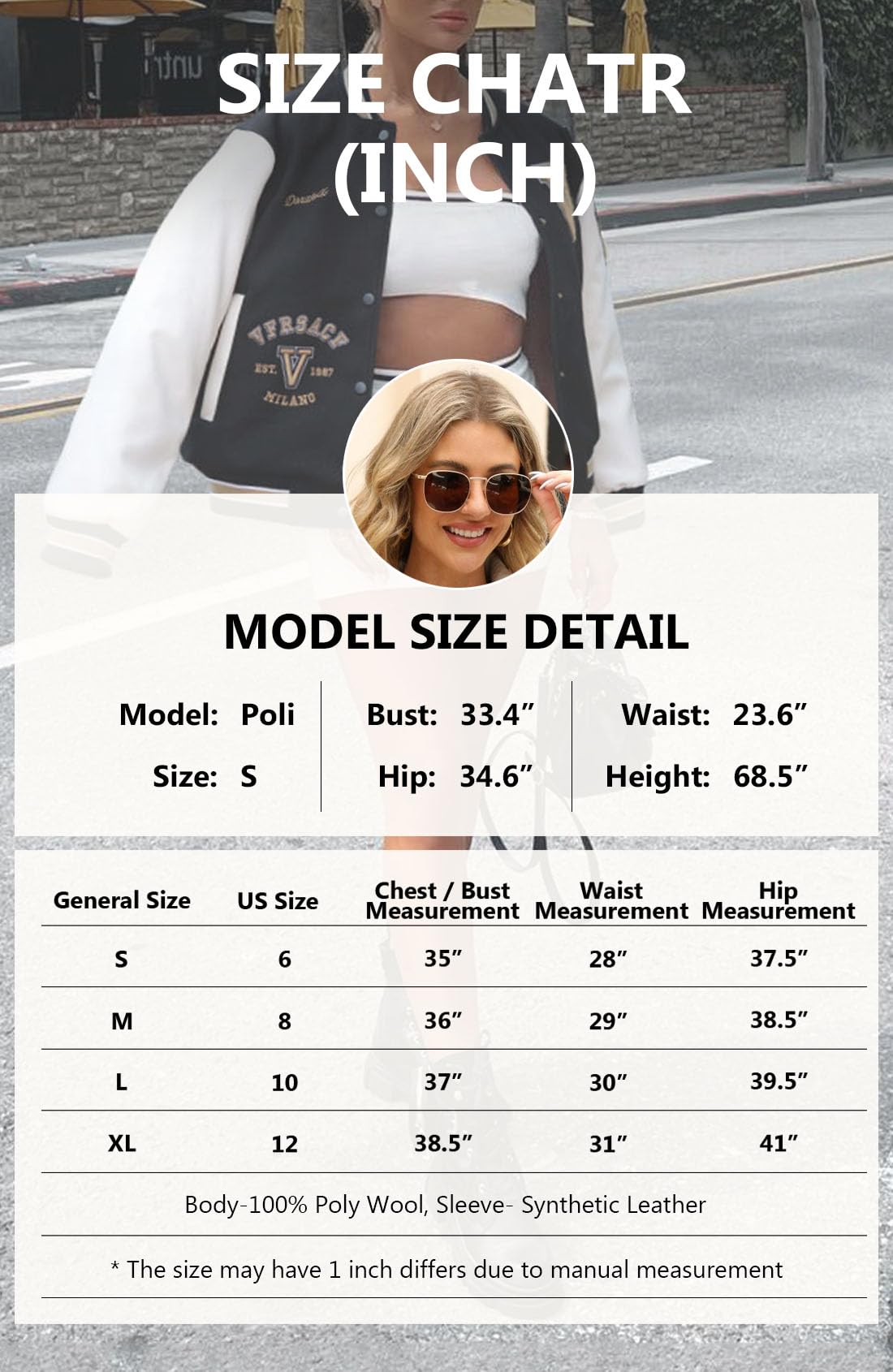 Women's Letterman Jacket - Stylish Varsity, Baseball & Bomber Jacket for Casual Wear, School Spirit & Outdoor Activities