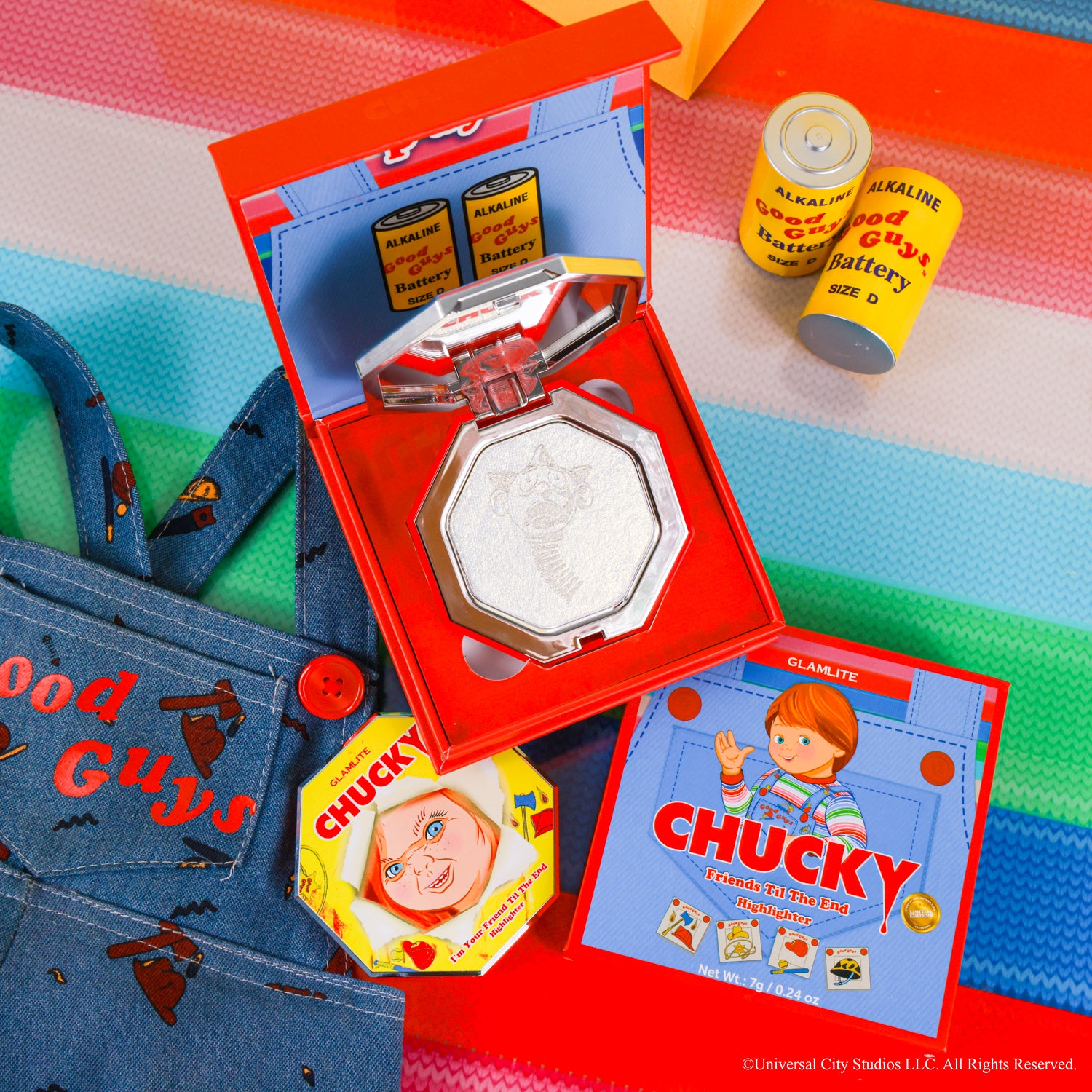 Chucky Friends Til the End Highlighter Marker - Fun Novelty Office & School Supplies for Horror Fans, Halloween Party Favors & Gift Ideas