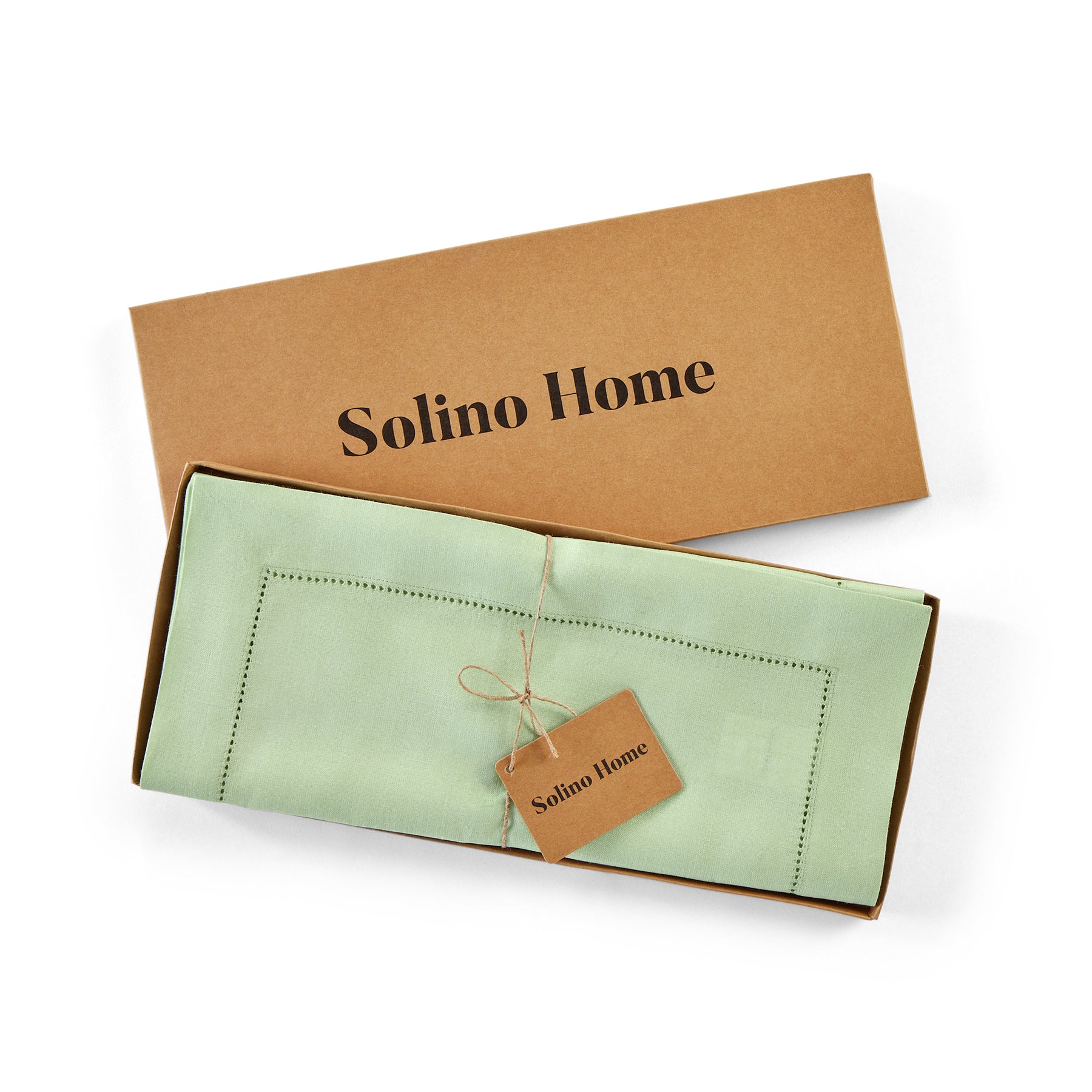 Elegant Classic Hemstitch Table Runner - Premium Linen Dining Decor for Weddings, Parties & Home Decor
