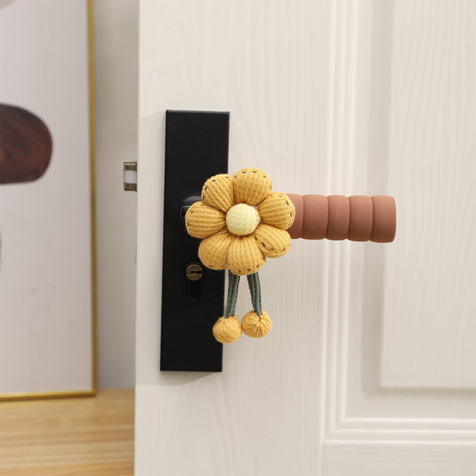 1 Pair Anti-Static Door Handle Covers - Winter Door Knob Protectors for Cold Weather, Frost Protection & Safe Touch - Perfect for Homes, Offices & Cars in Freezing Temperatures