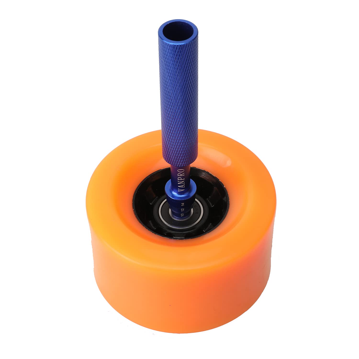 Vanpro Skateboard Bearing Tool Set - Aluminum RC Ball Bearing Driver & Removal Tool for Electric Skateboards, RC Models, Mini Cross - Easy Install & Remove (Blue) - Perfect for DIY Skateboard Maintenance & RC Vehicle Repair