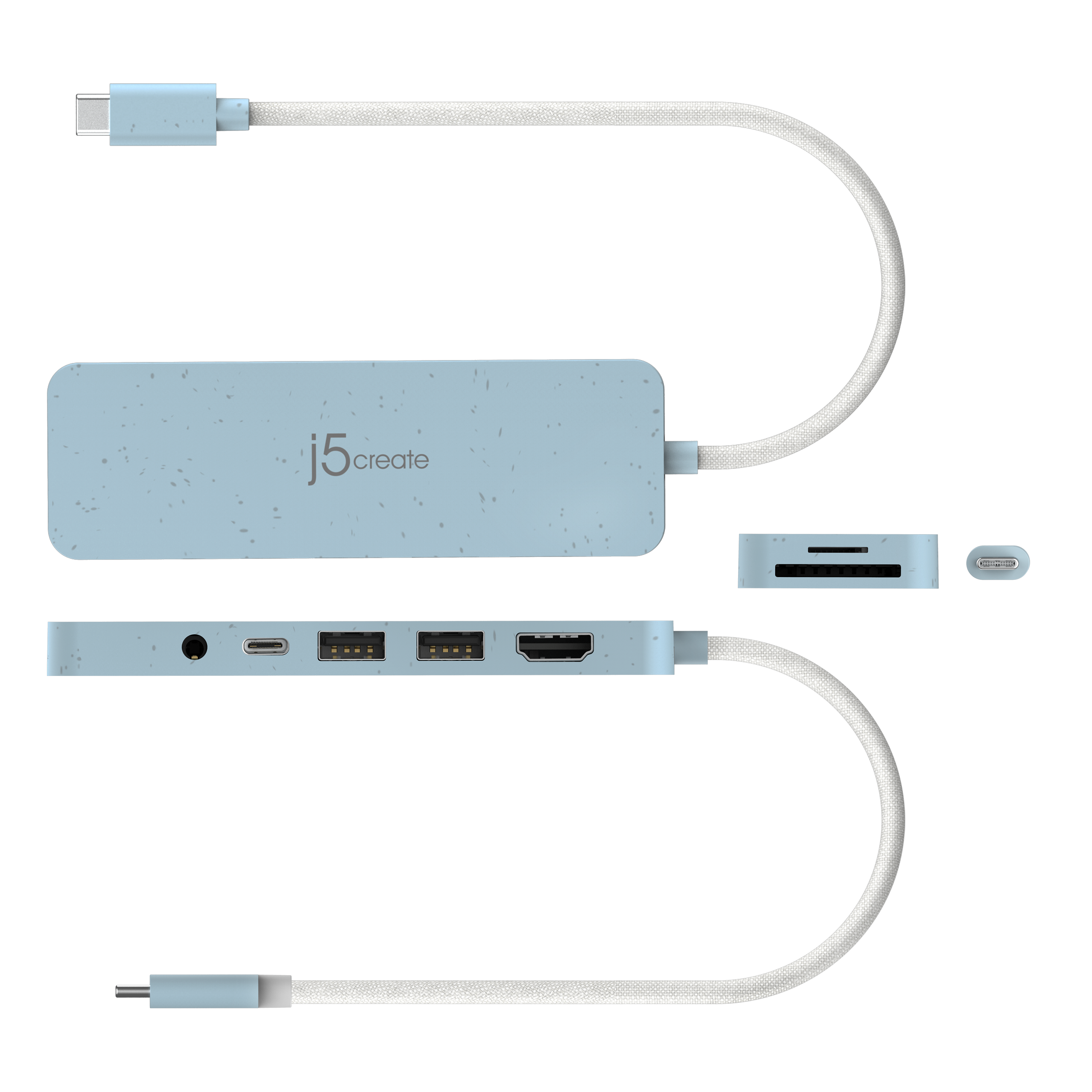 USB C Multi Port Hub with Power Delivery - 7-in-1 USB C Hub Adapter with 4K HDMI, 100W PD Charging, USB 3.0 Ports - Perfect for MacBook Pro/Air, iPad Pro, Dell XPS, and More Laptops - Ideal for Home Office, Travel, and Remote Work