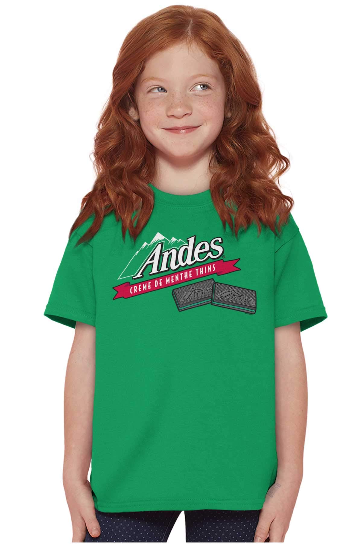 Original Andes Chocolate Mints Logo Crewneck T-Shirt for Men & Women - Casual Unisex Graphic Tee for Everyday Wear, Gifts, and Chocolate Lovers