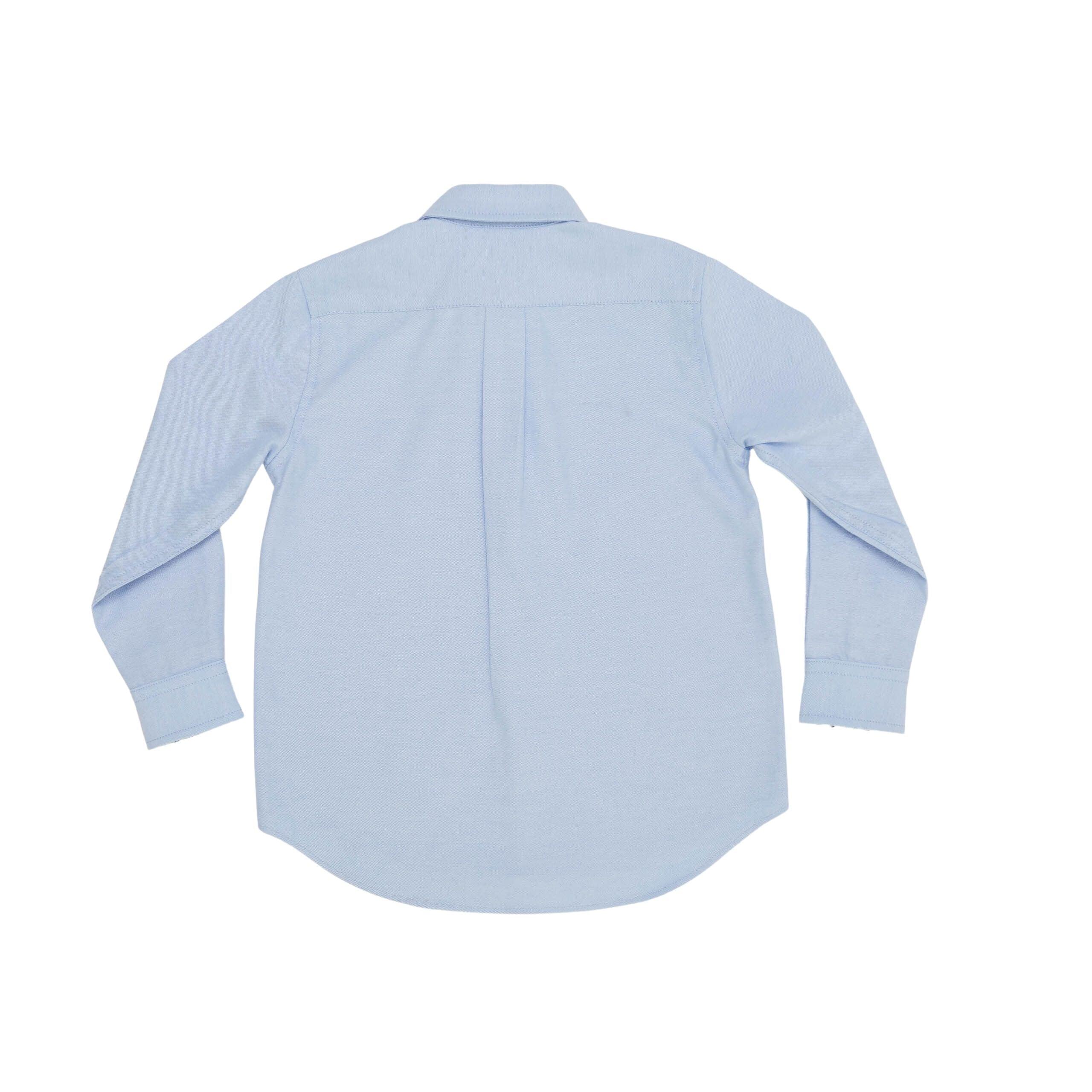 Brooks Button Down Shirt for Men - Andover Blue with Chatham Check Plaid - Casual Office Wear & Business Attire