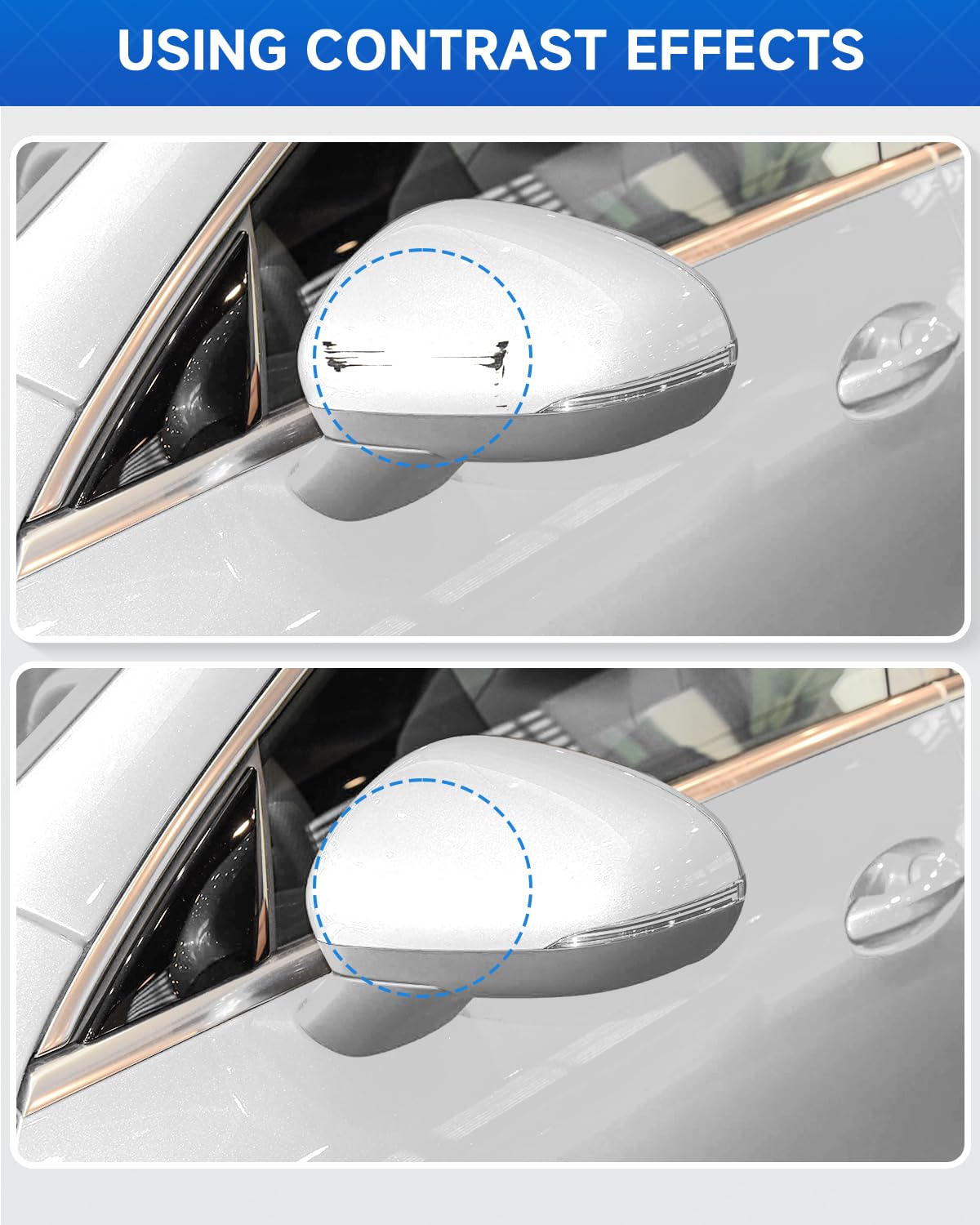 149/9149 Polar White Touch Up Paint Pen for Mercedes-Benz - Exact Match Scratch Repair Kit | Perfect for Car Door Dings, Bumper Scratches & Minor Paint Damage
