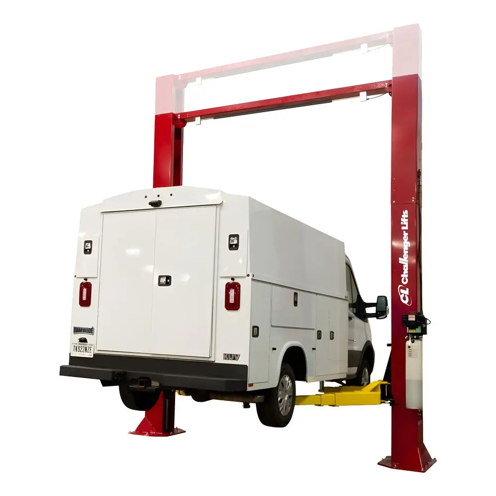 Challenger CL16 2 3S 16K Heavy Duty Symmetric Two Post Car Lift - Adjustable Height for Auto Repair Shops & Garages - Perfect for Vehicle Maintenance, Tire Changes & Detailing