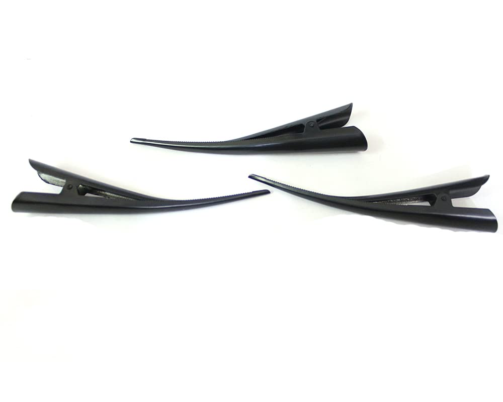 Kalaneet 3-Piece Alligator Hair Clips for Women - Strong Hold Hair Claw Clips for Thick Hair, Styling Accessories for Ponytail, Bun & Updos - Perfect for Salon, Home & Travel Use
