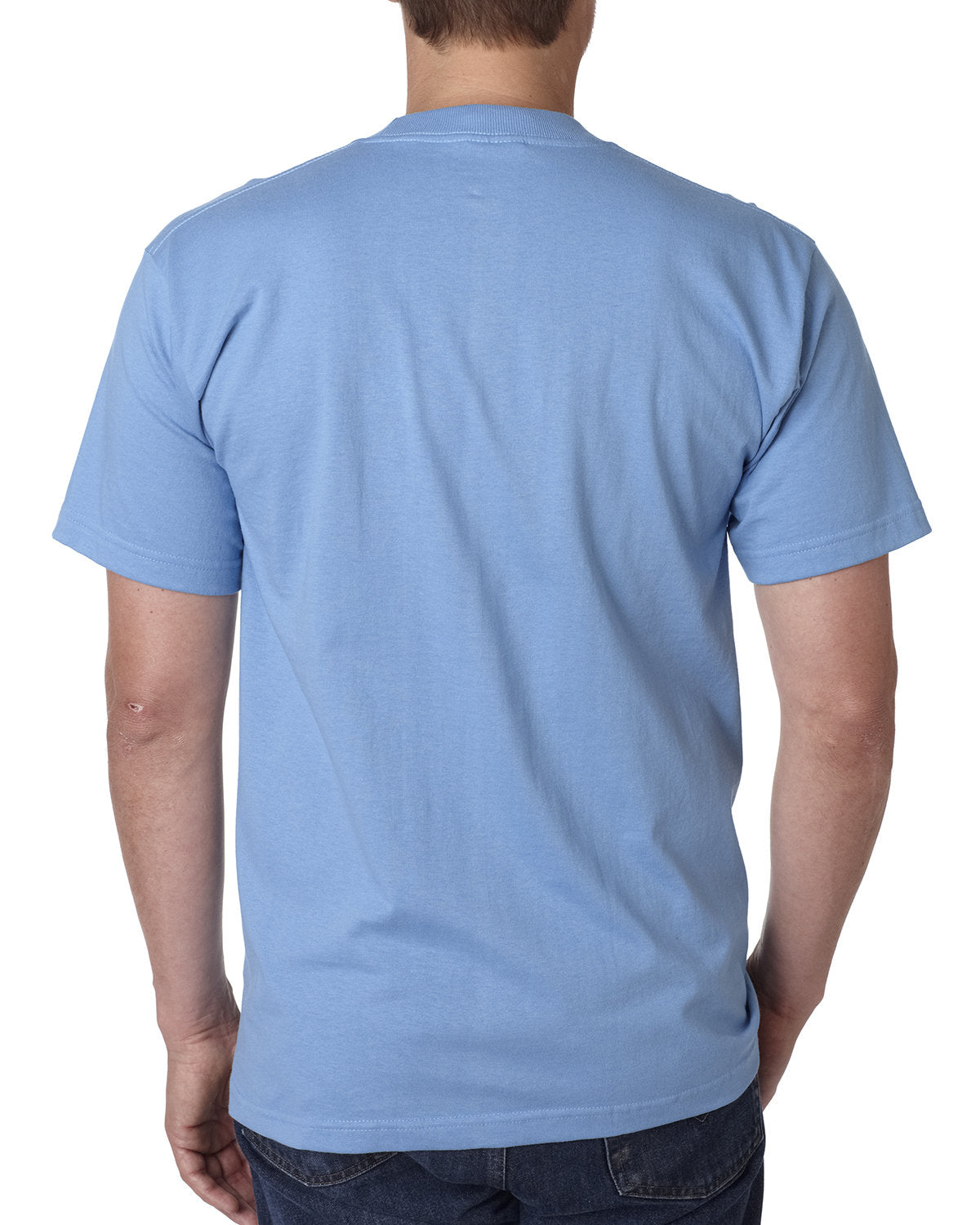 Bayside BA5100 Men's 100% Cotton T-Shirt - 6.1 oz Comfort Fit Crew Neck Tee for Casual Wear, Gym & Everyday Use