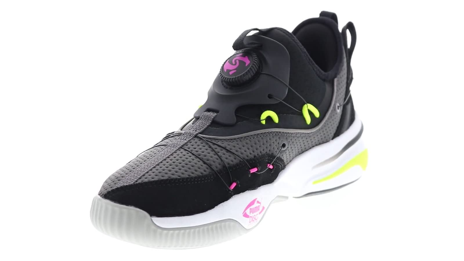 PUMA Men's Double Disc Basketball Shoes - Lightweight & Breathable for Court Performance - Ideal for Indoor & Outdoor Basketball Games, Training, and Casual Wear