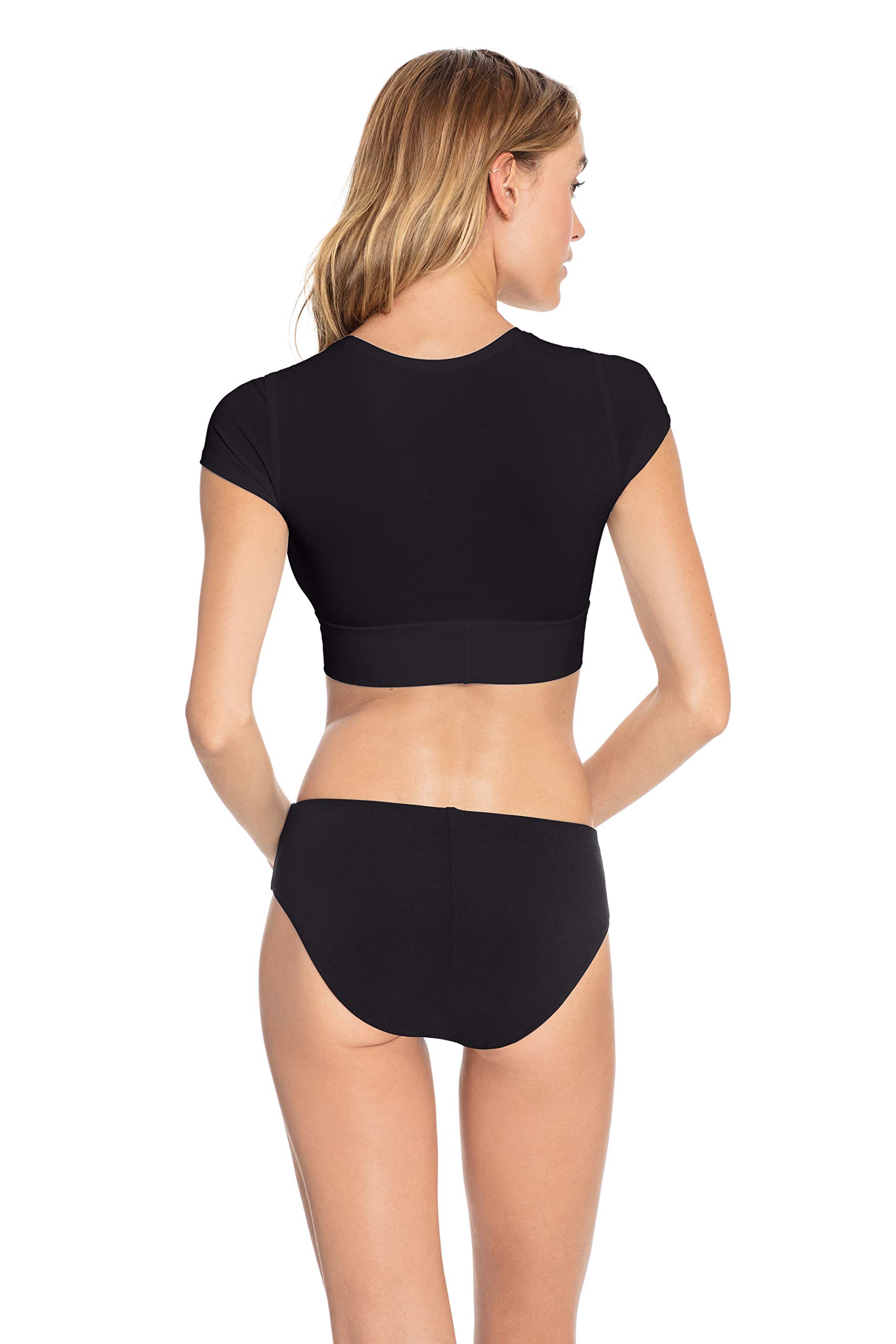 Robin Piccone Women's Ava High Rise Bikini Bottom - Sexy Swimwear for Beach & Pool - Perfect for Summer Vacations & Tropical Getaways