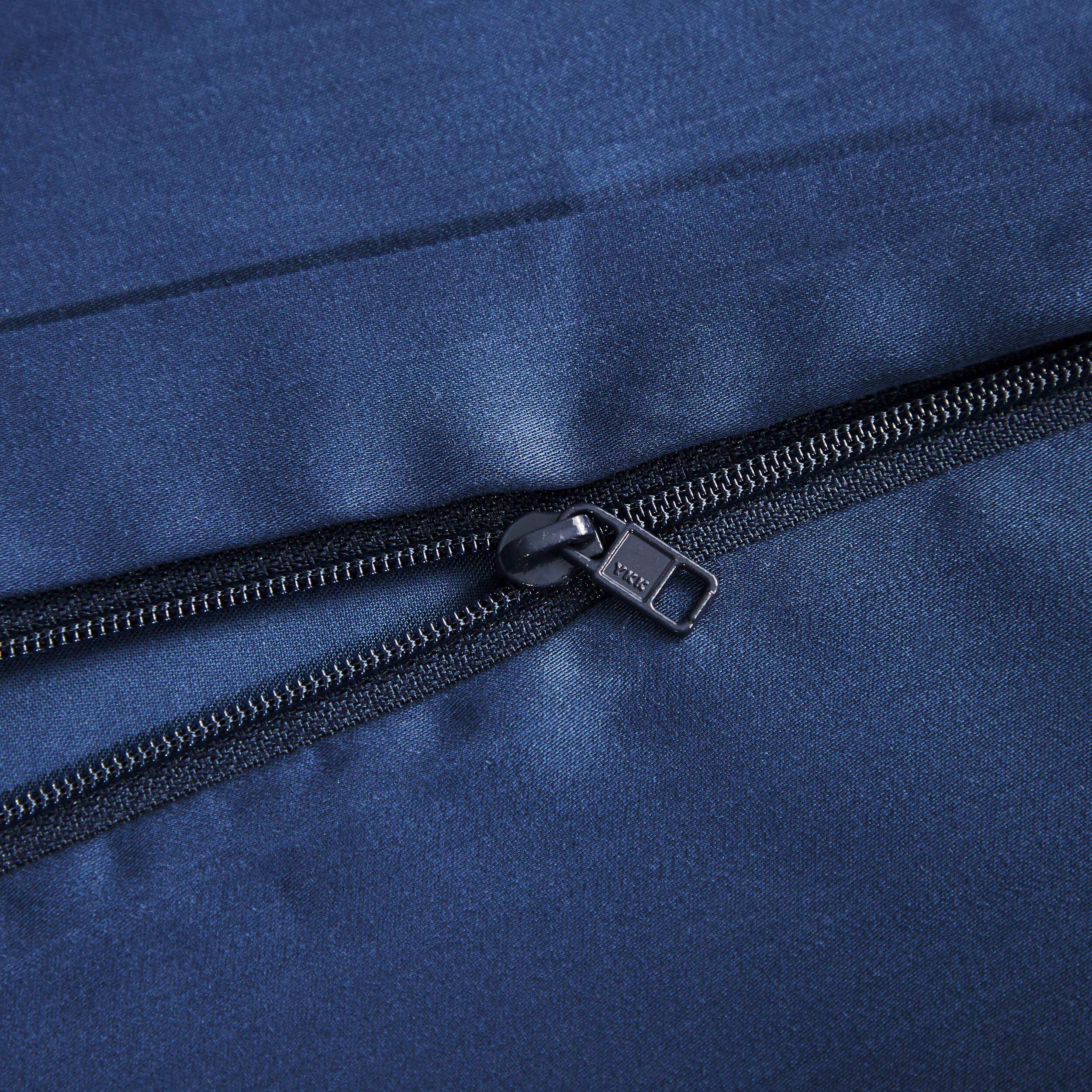 Premium TENCEL™ LF Empress Blue Fitted Sheet Set - Queen Size, Soft & Breathable Bedding for Luxurious Sleep - Perfect for Master Bedrooms, Guest Rooms & Hotels