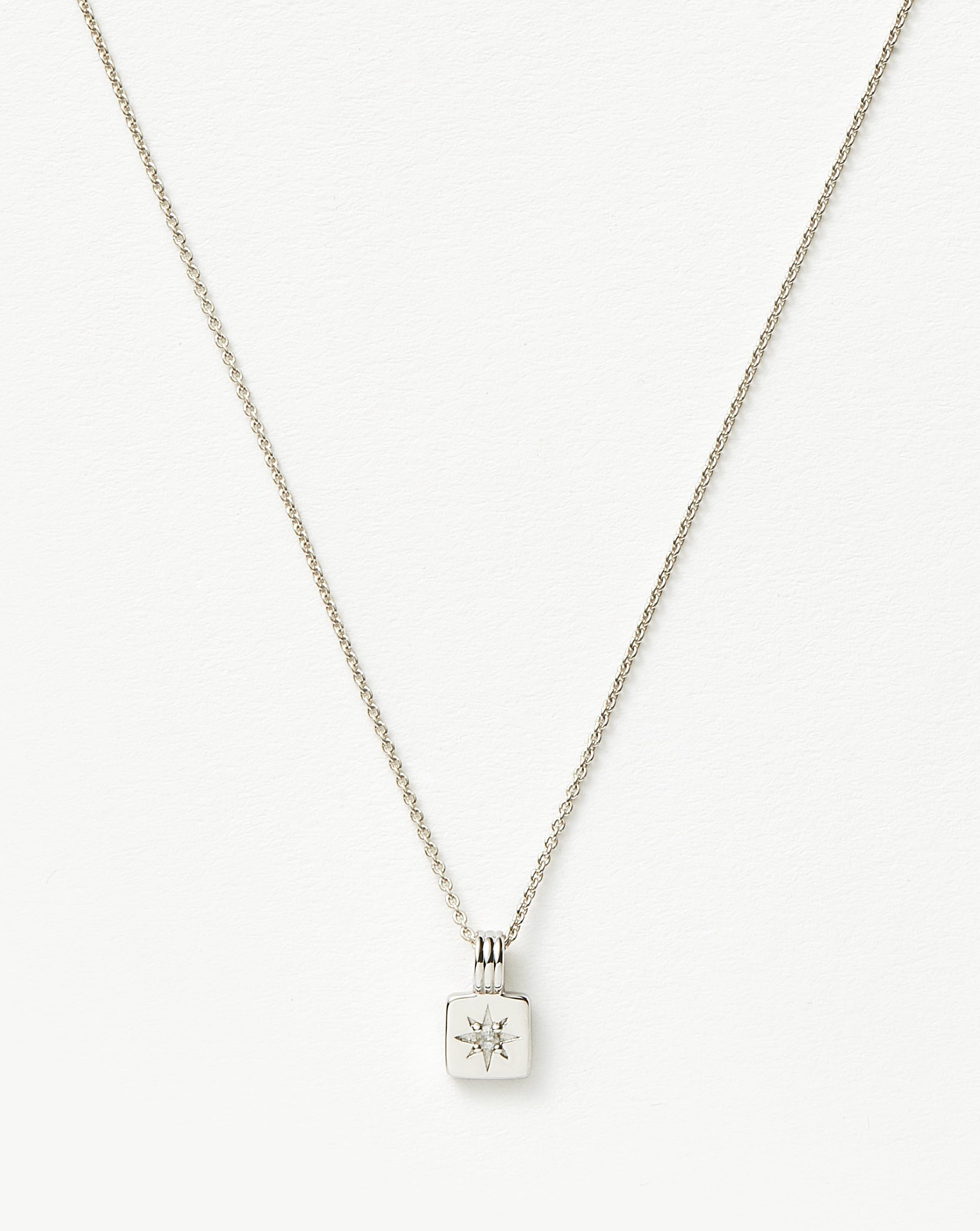 Mini Star Ridge Pendant Necklace - Sterling Silver Jewelry for Women, Dainty Layering Necklace, Perfect for Everyday Wear, Gift Giving & Special Occasions