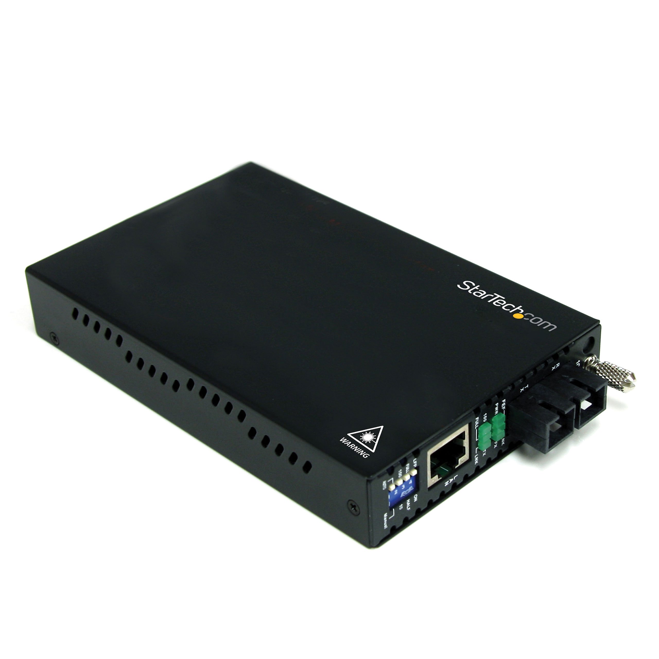 StarTech ET90110SM302 SC Fiber Media Converter - 10/100 Mbps, 30 km Single Mode - Ideal for High-Speed Network Extensions in Offices & Data Centers