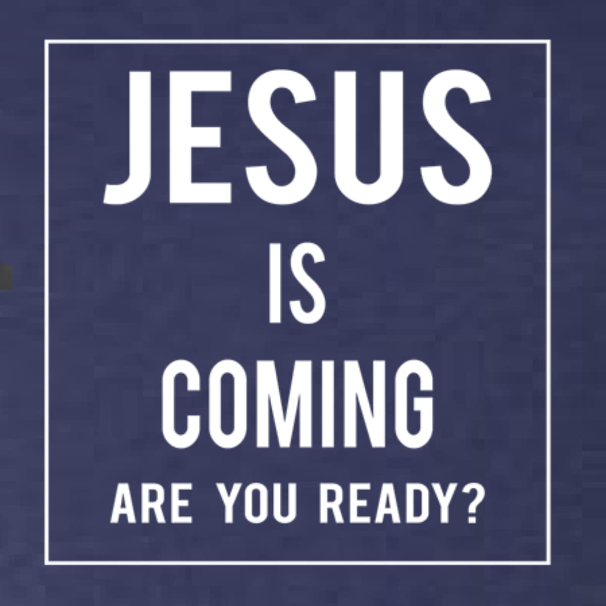 Jesus is Coming Are You Ready? Christian Inspirational Men's Premium Tri-Blend T-Shirt - Perfect for Church, Bible Study & Faith-Based Events