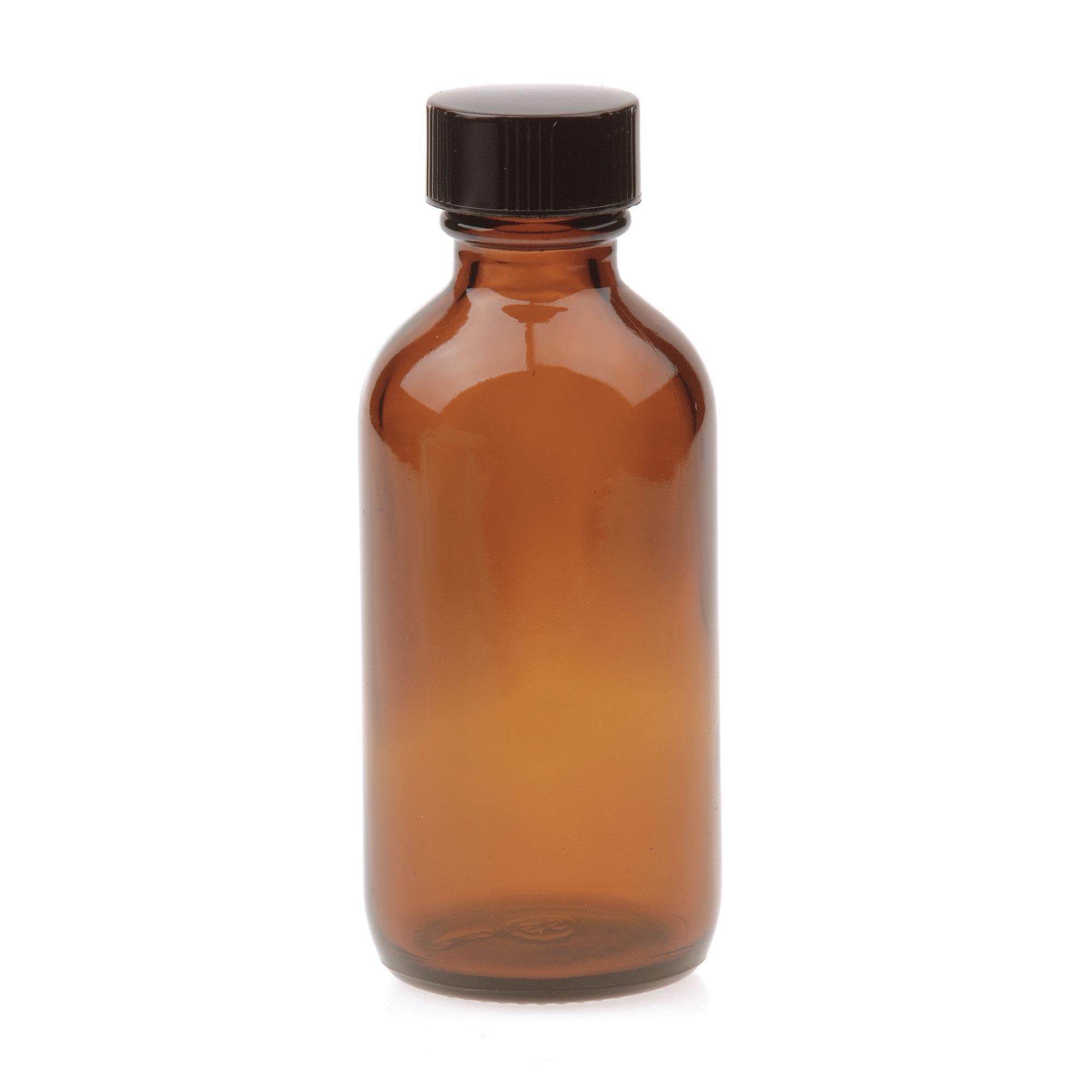 Premium Amber Glass Bottle with Airtight Lid - Ideal for Essential Oils, DIY Beauty Products & Natural Remedies Storage