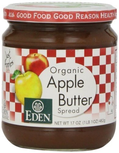 Eden Foods Organic Apple Butter - 12 Pack (17 Oz Each) | Bulk Value Multi-Pack | Perfect for Toast, Baking & Healthy Snacks