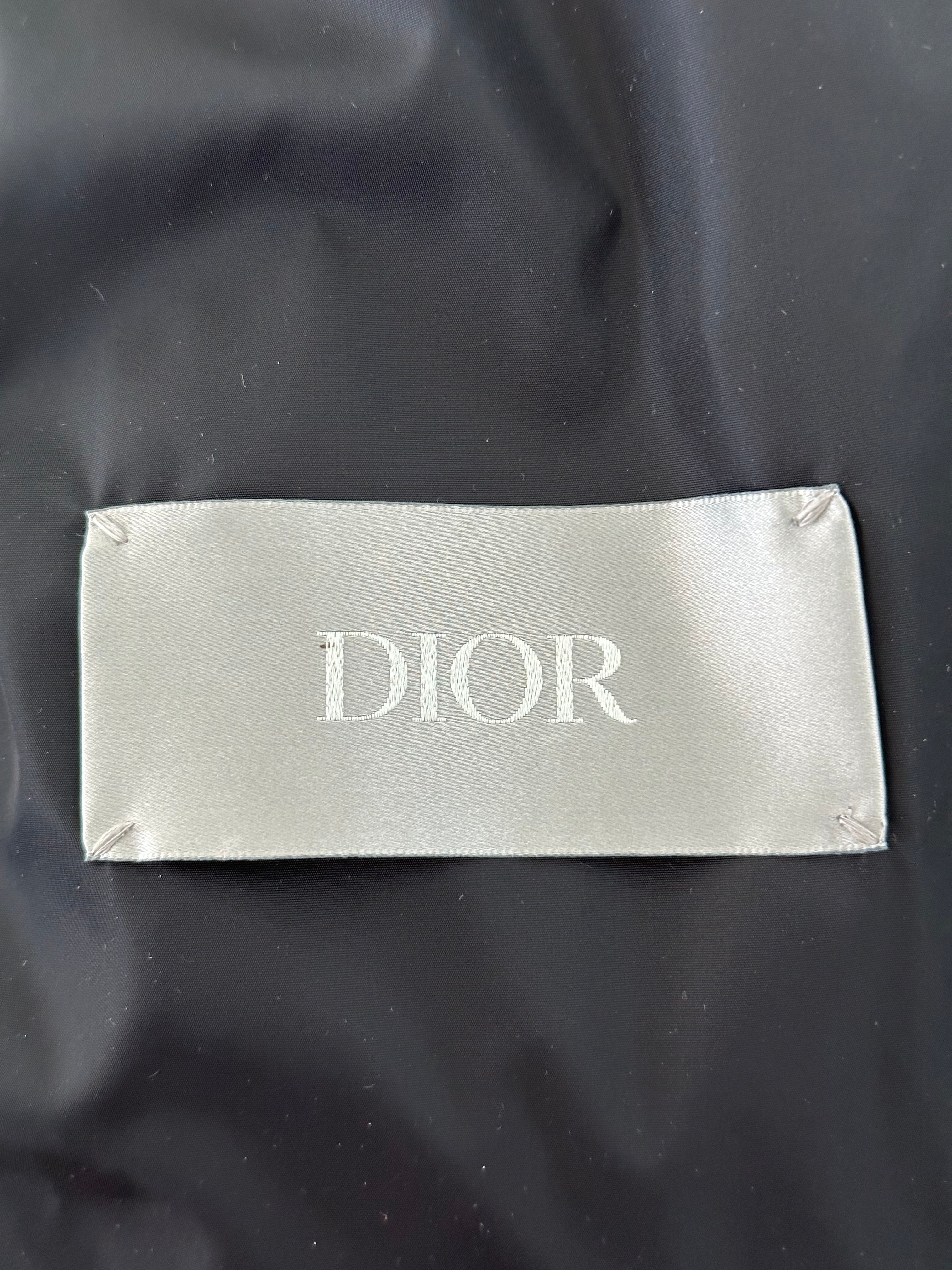 Dior Black Oblique Puffer Jacket - Women's Winter Coat, Warm Quilted Down Jacket for Fashion & Outdoor Activities | Perfect for Cold Weather, Travel & Streetwear