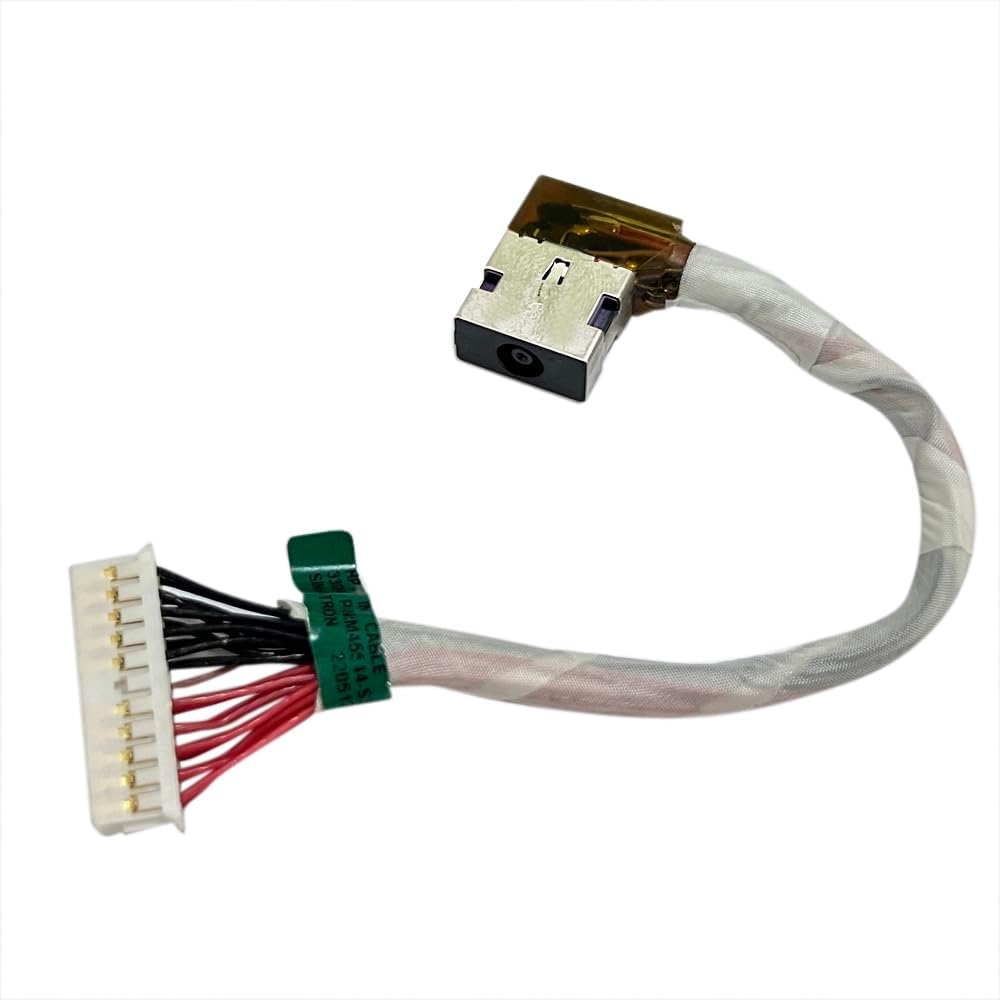 HP Omen 17 CK 17T CK 330W M45544 S32 M57115 001 DC Power Jack Cable Replacement - Compatible with HP Laptop Charging Port Repair - Perfect for Gaming & Workstation Use