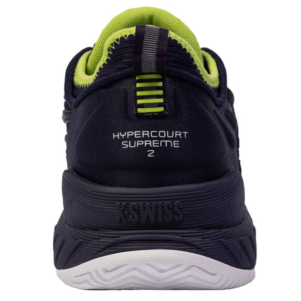 K Swiss Hypercourt Supreme 2 Men's Tennis Shoes - Peacoat/White - Lightweight & Durable Court Shoes for Tennis, Pickleball & Casual Wear