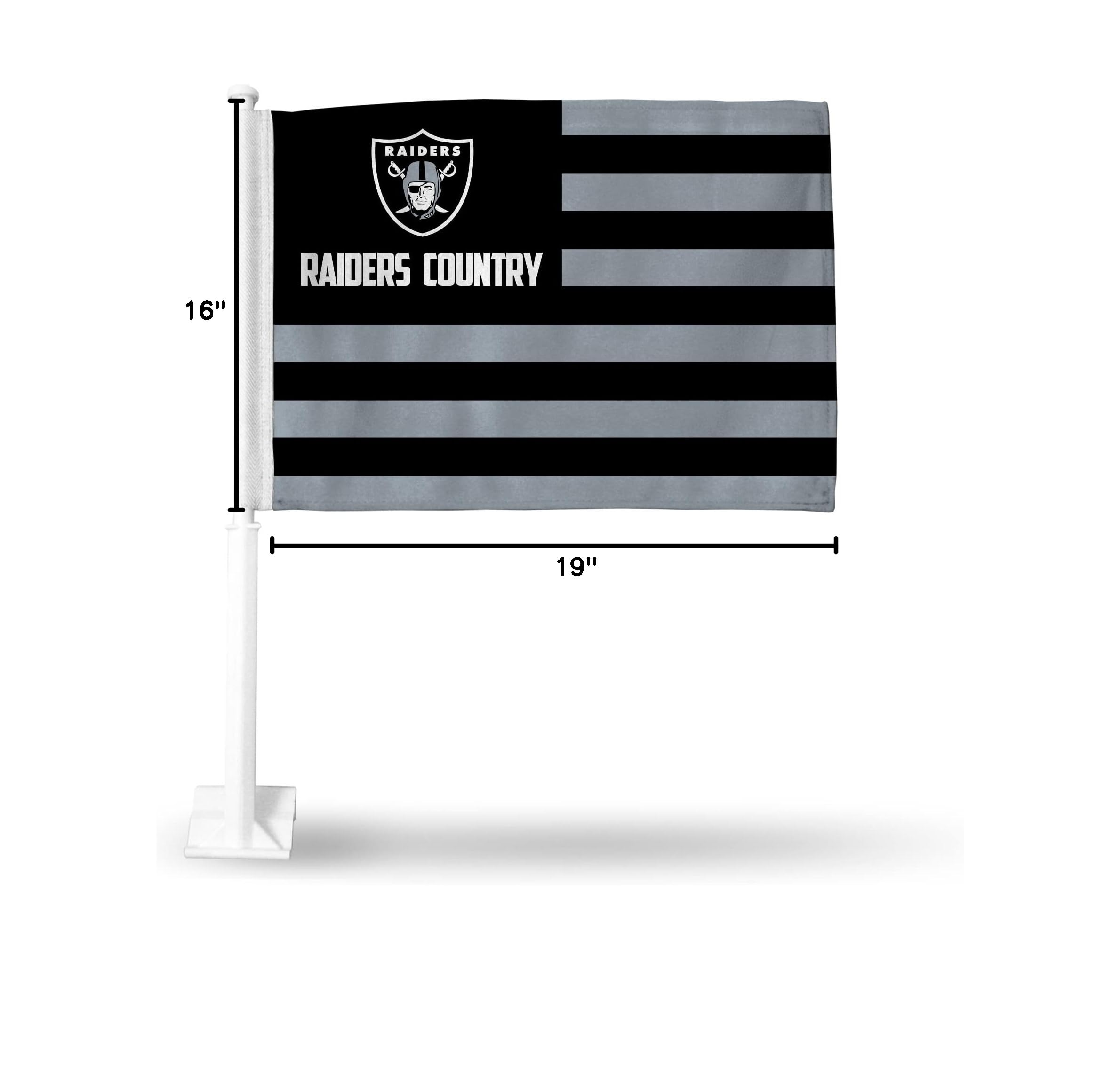 NFL Car Flag Double Sided - Premium Team Logo Car Accessory for Game Day Tailgating & Road Trips