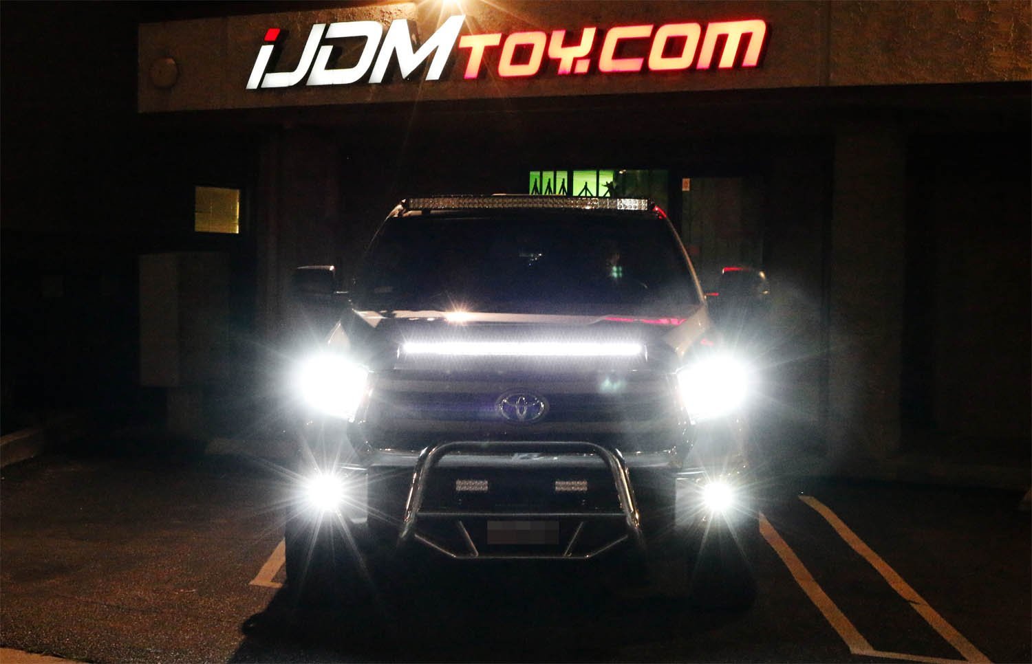 40W CREE LED Pods with Foglight Mounting Brackets for 2014+ Toyota Tundra - Off-Road Lighting, Fog Lights Replacement, Truck Accessories for Night Driving & Adventure