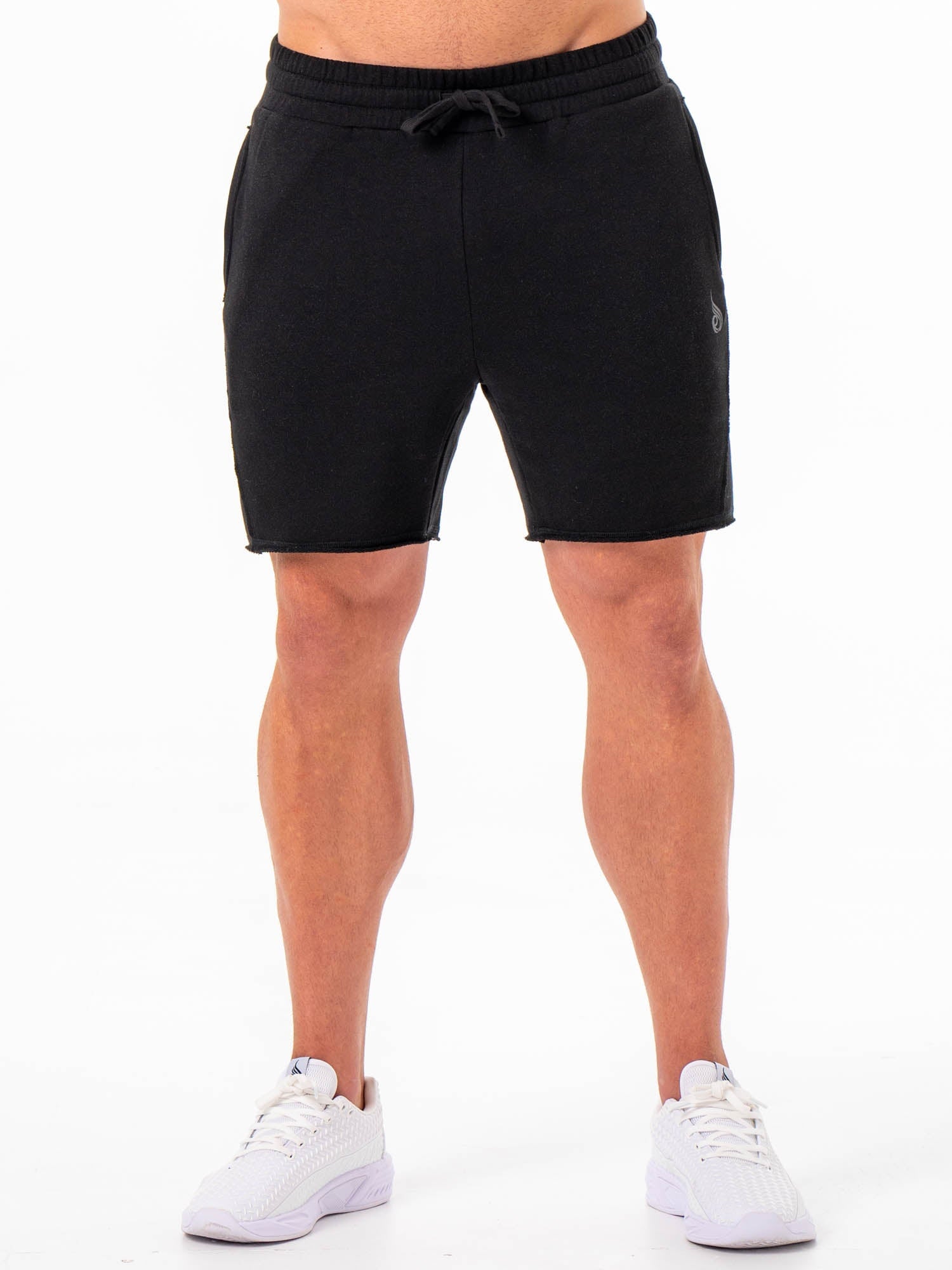 Force 6 Track Shorts for Men - Breathable Running Shorts with Pockets, Black - Perfect for Gym, Jogging & Workout