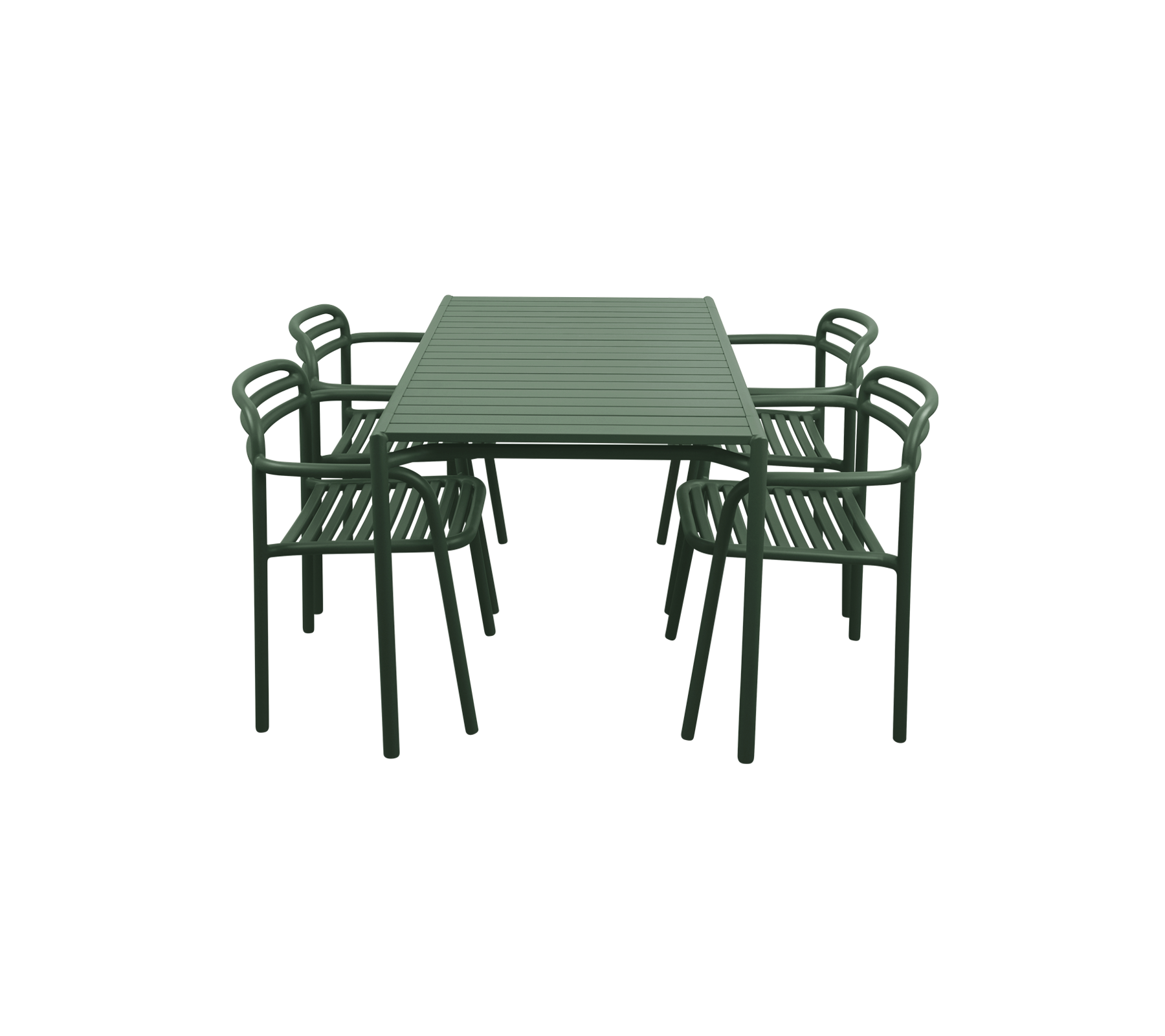 Bliss Rectangular Dining Table Set with 4 Bliss Armchairs - Perfect for Family Dinners & Entertaining Guests in Your Dining Room