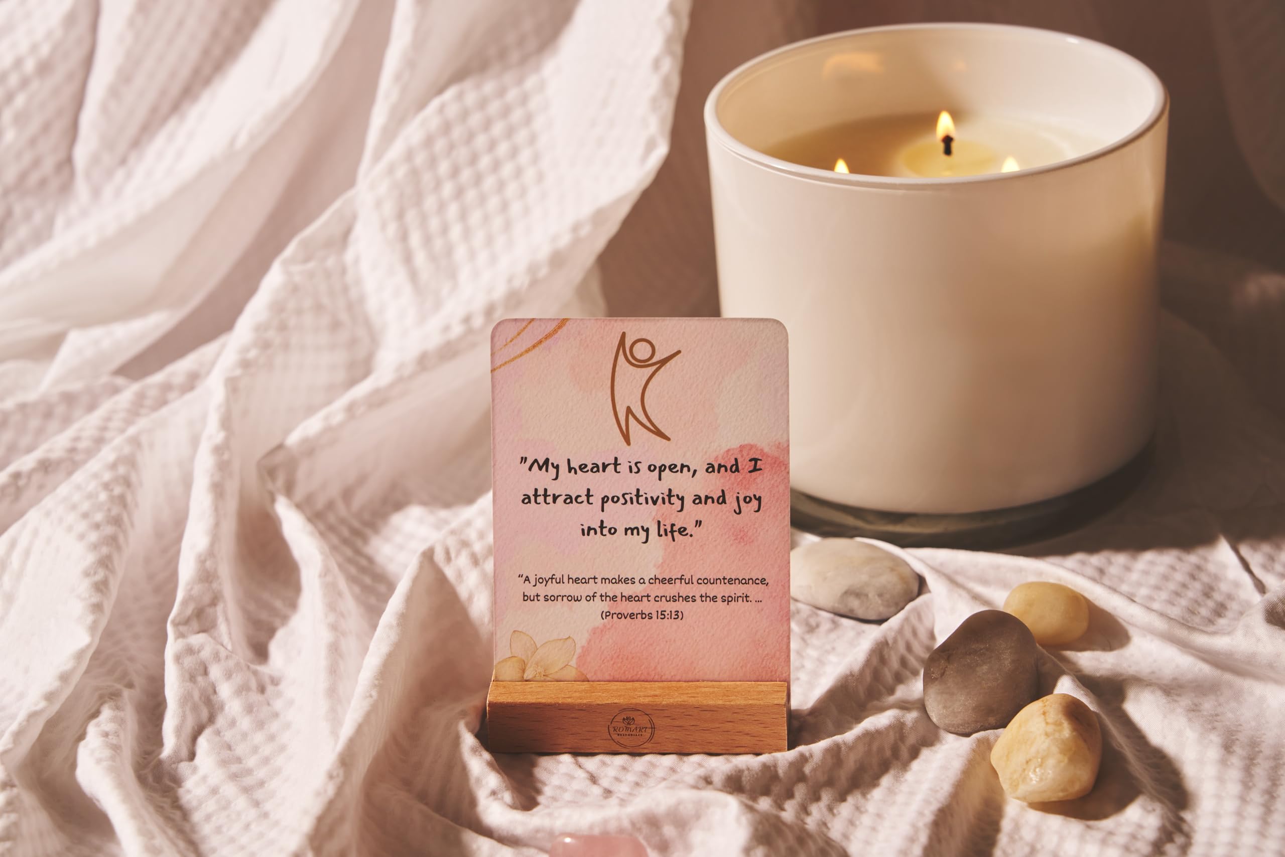 Bible Affirmation Cards - 30 Scripture Cards for Positivity & Faith | Daily Devotion & Self-Love