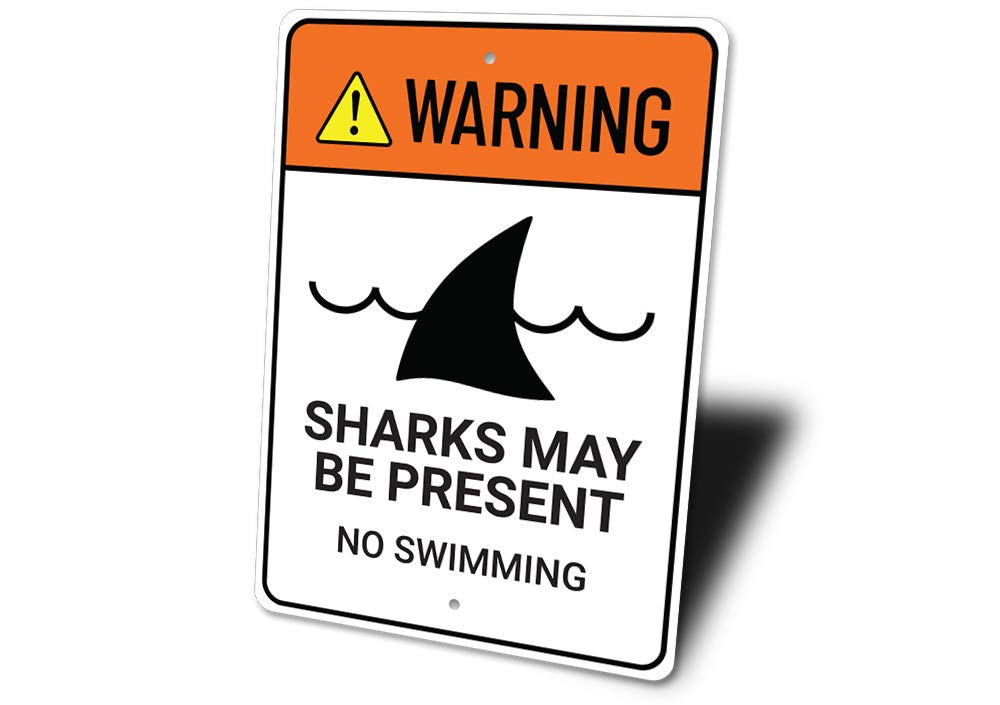 Shark Warning Sign - 10