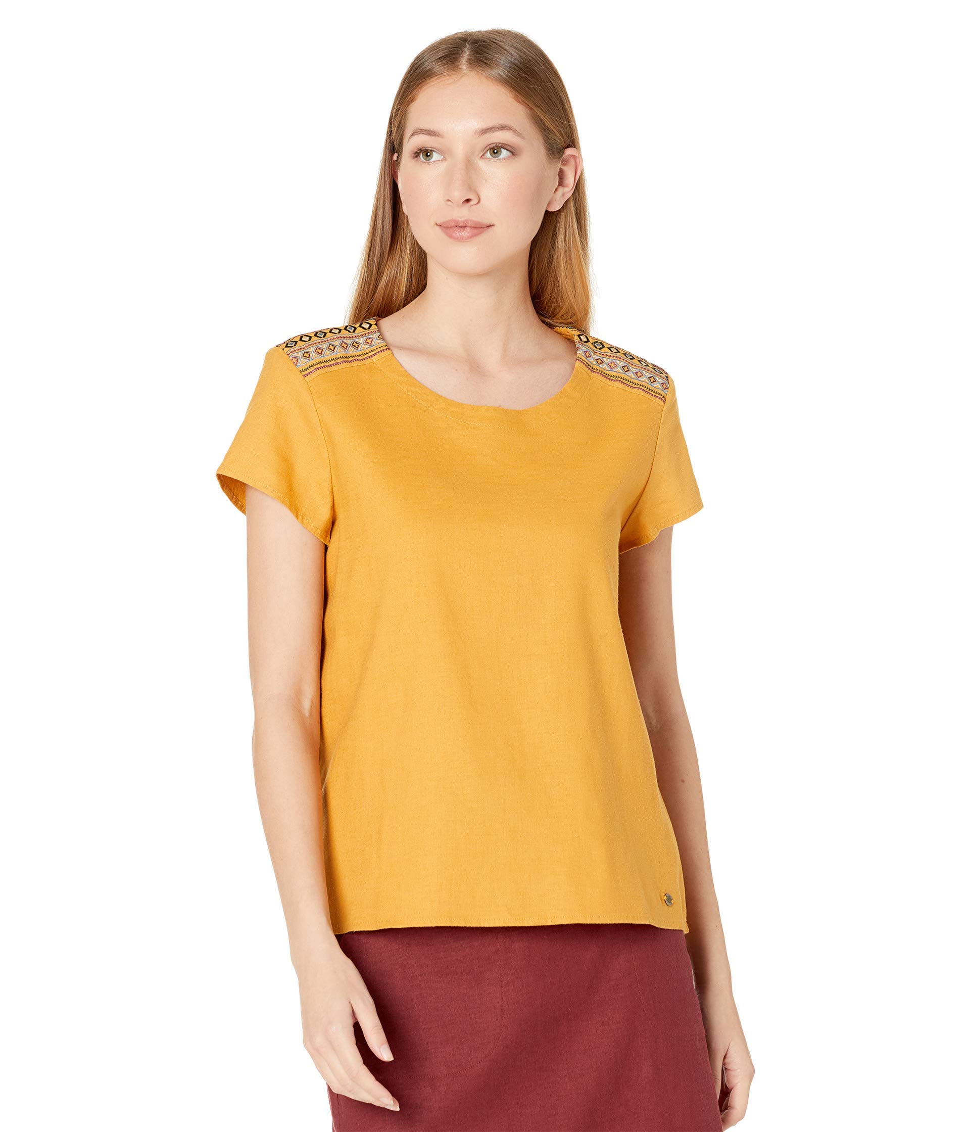 SHERPA ADVENTURE GEAR Kiran Embroidered Women's T-Shirt - Lightweight Travel & Hiking Top for Outdoor Adventures