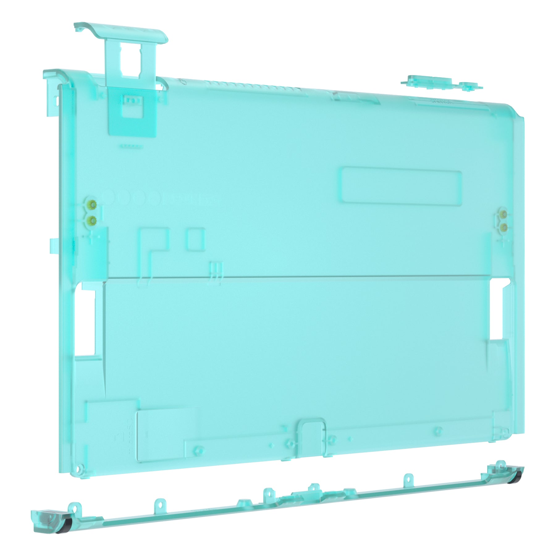 eXtremeRate Replacement Back Plate for Nintendo Switch OLED Console - Emerald Green Shell Cover | Customize Your Switch for Gaming, Travel & Home Entertainment