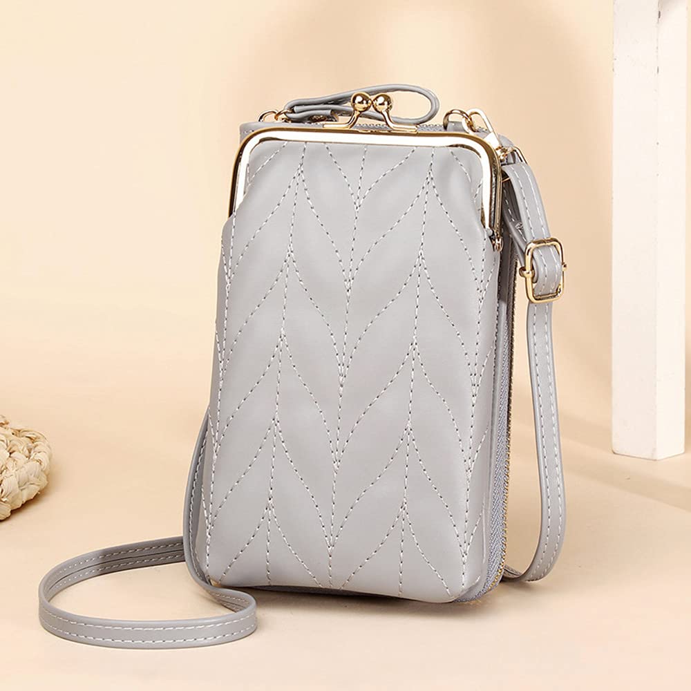 Hanbella Women's Crossbody Phone Bag - Small Shoulder Purse with 14 Credit Card Slots | RFID Blocking Wallet Organizer | Perfect for Travel, Shopping & Everyday Use