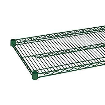 Quantum 2172P NSF Certified Epoxy Coated Solid Wire Shelf - 72