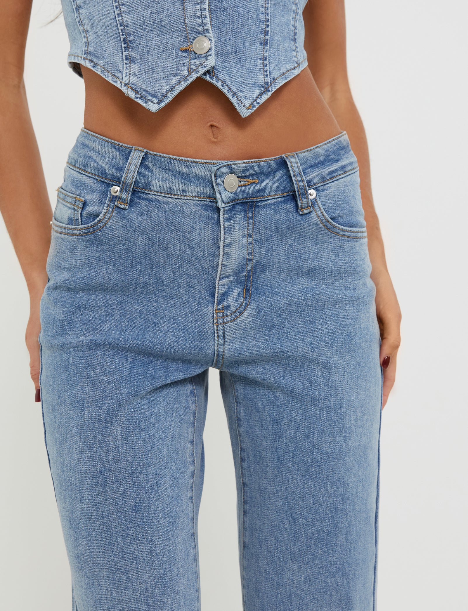TATYANA Women's Light Wash Blue Denim Jeans - High-Quality Stretch Skinny Jeans for Casual Wear & Everyday Outfits