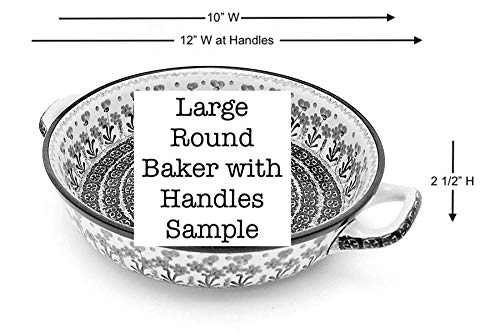 Handmade Polish Pottery Baker - 10
