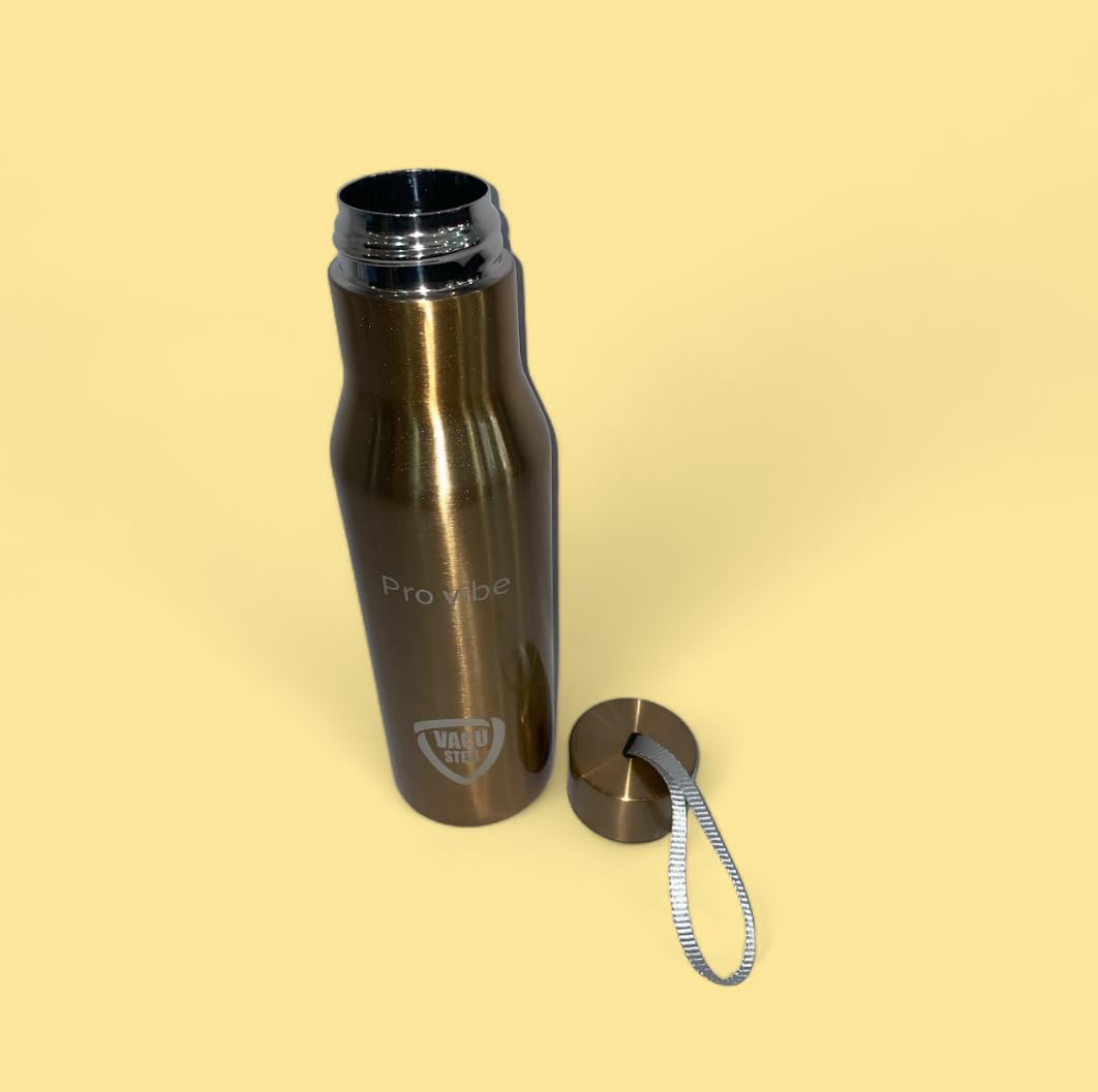 ProVibe 800ml Stainless Steel Vacuum Bottle - 24H Hot/Cold for Travel & Gym