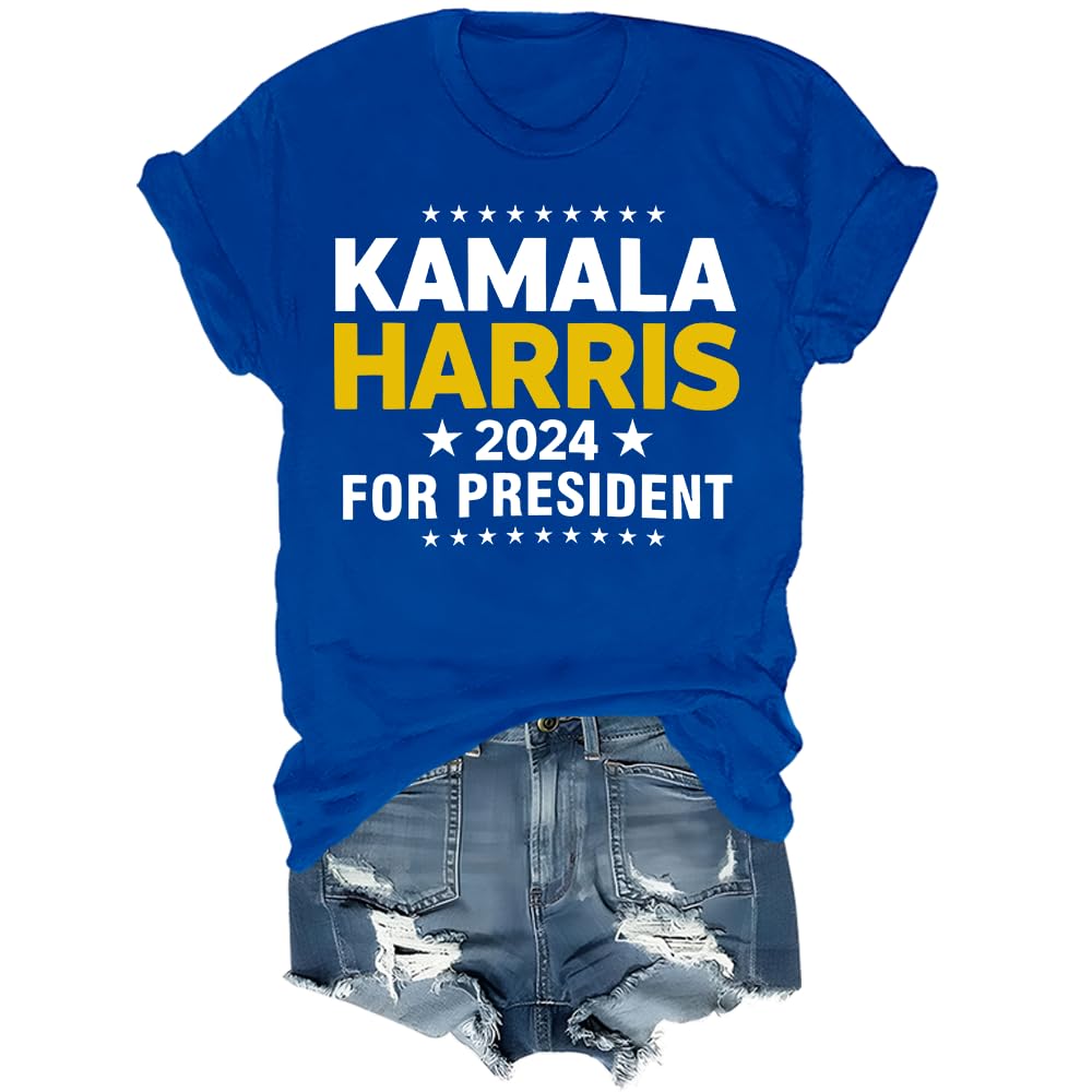 Kamala Harris 2024 President T-Shirt - Support Shirt for Political Campaigns & Rallies