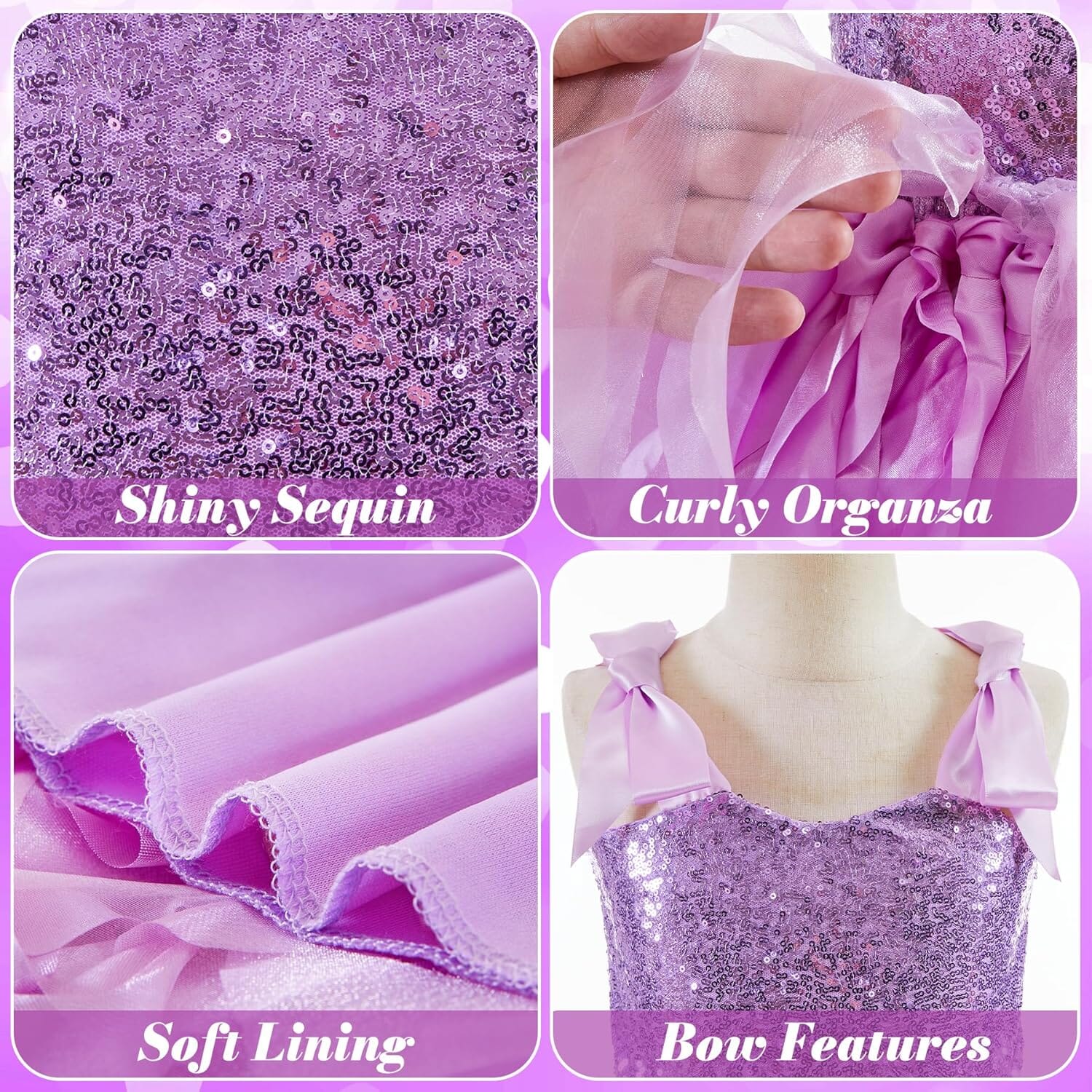 Sparkly Sequin Party Dress for Women - Elegant Evening Gown for Prom, Cocktail, Wedding & Special Occasions