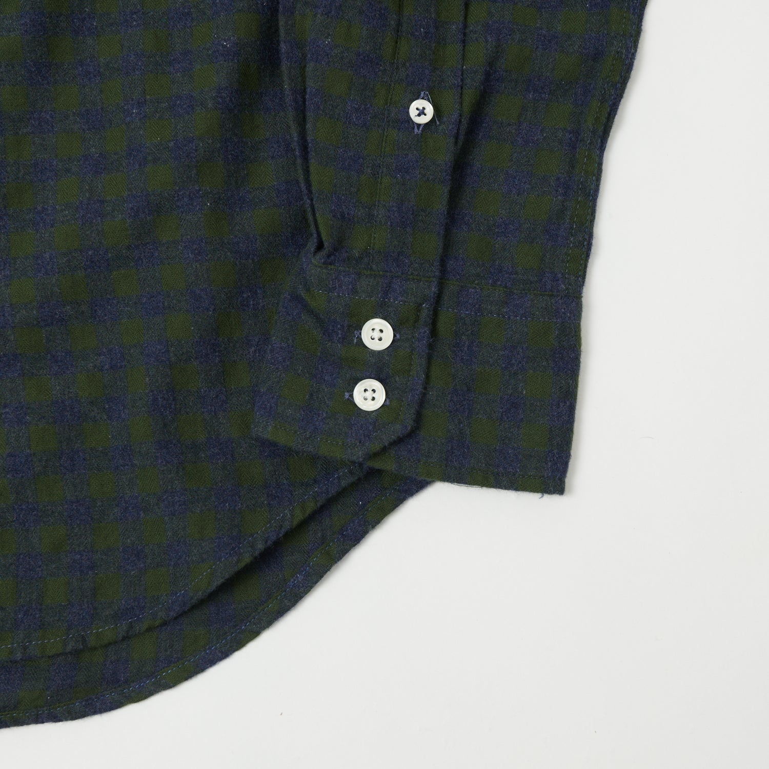 Hartford AY11018 Paul Shirt - Green Gingham Checkered Button Down Shirt for Men | Casual Office Wear & Summer Outfits