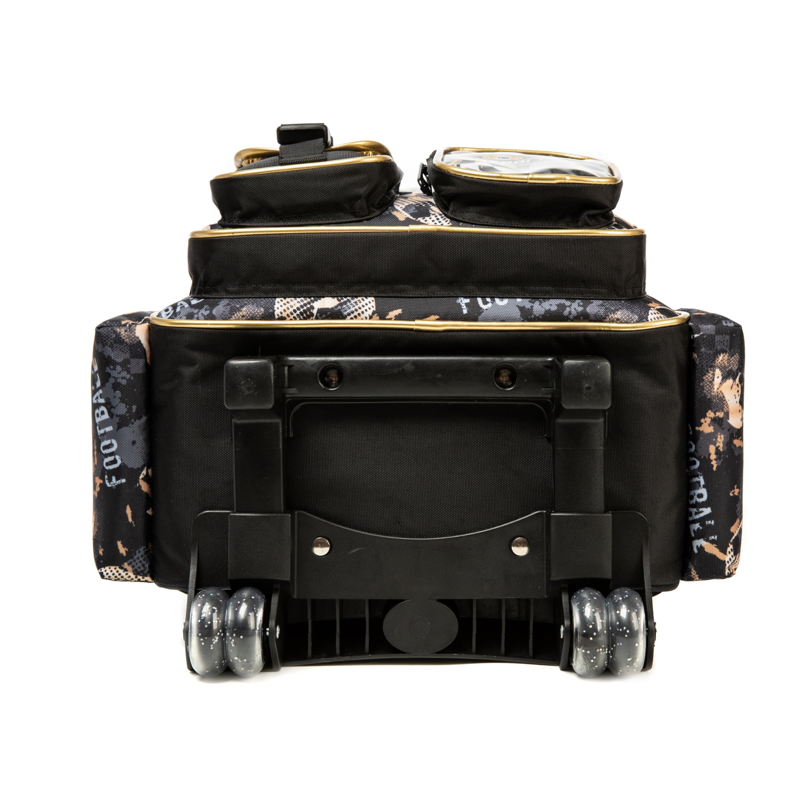 **Meetbelify Kids Rolling Backpack with Wheels - 3-in-1 School & Travel Backpack for Boys Ages 8-10, Includes Lunch Box - Perfect for Elementary Students, Football Games & Family Trips**